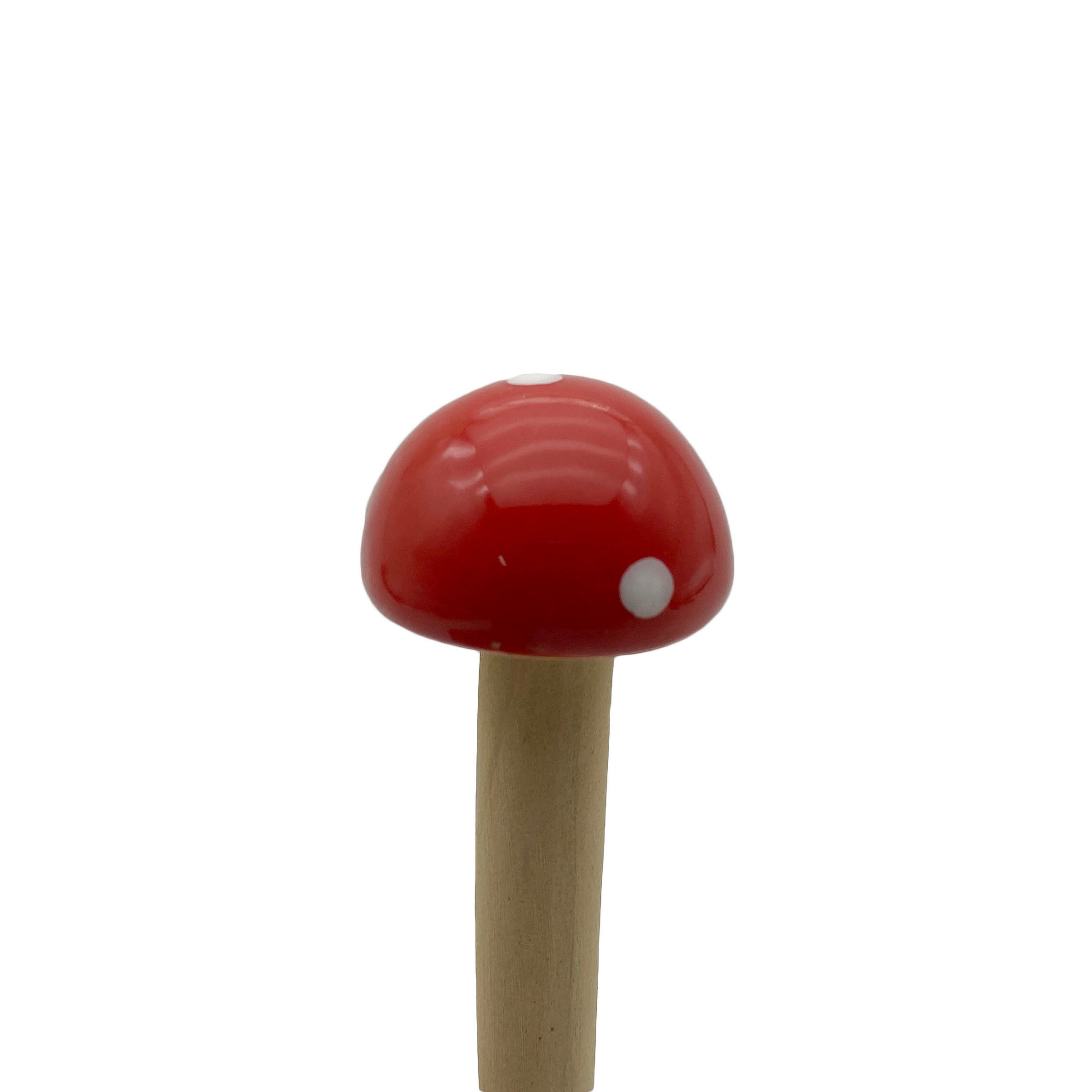 Round Red Cap Decorative Mushroom by Ashland&#xAE;