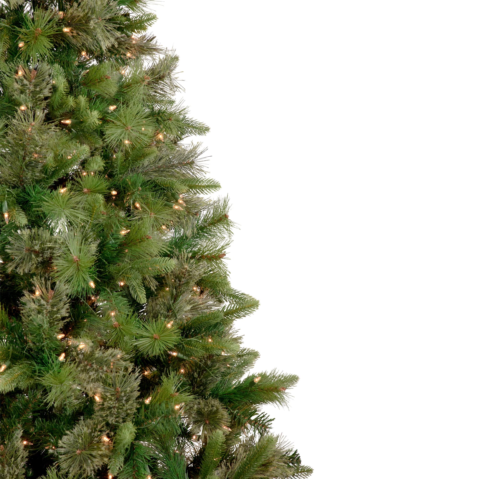 6.5ft. Pre-Lit Kingston Cashmere Pine Artificial Christmas Tree, Clear Lights