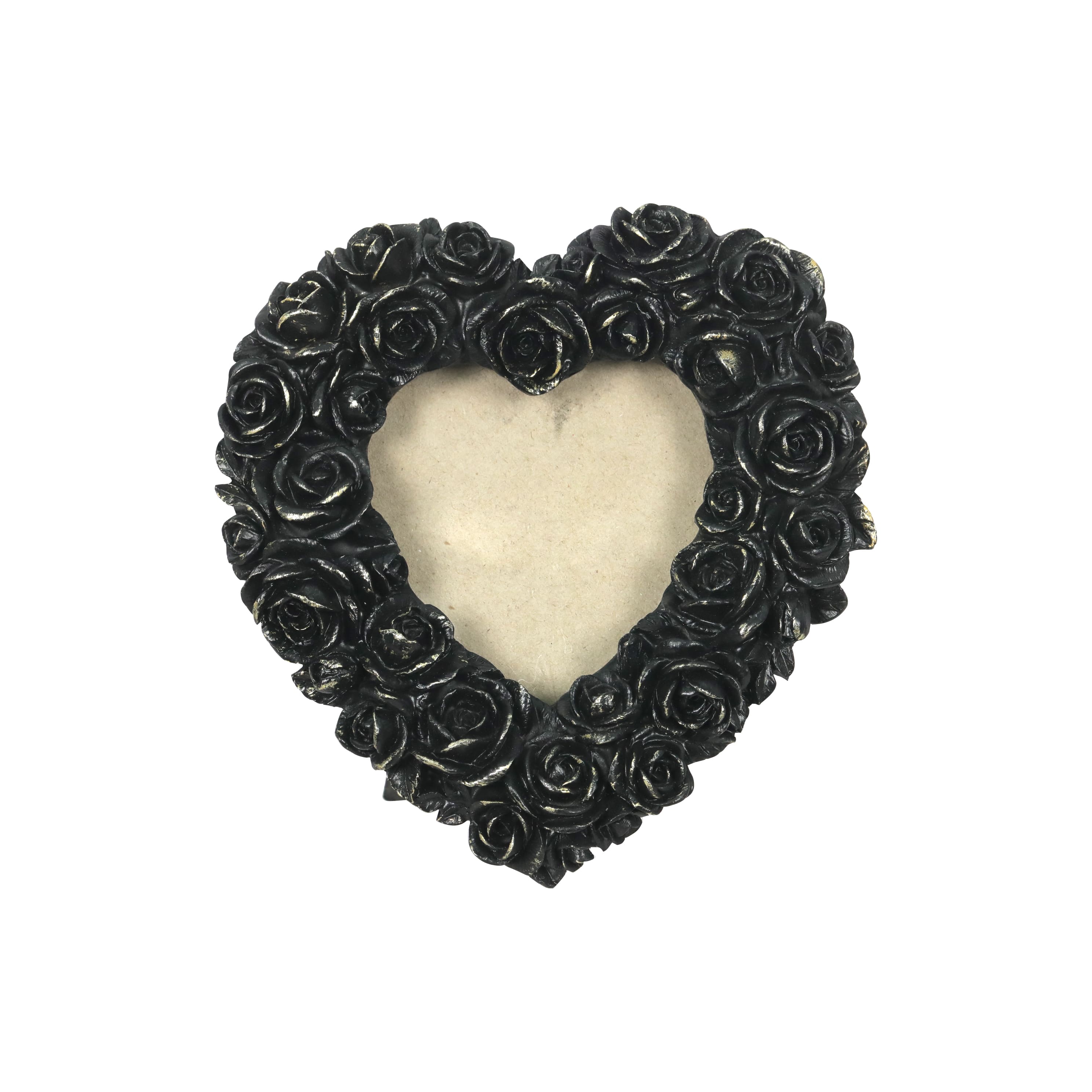 3&#x22; x 3&#x22; Black Roses Heart Tabletop Frame by Ashland&#xAE;