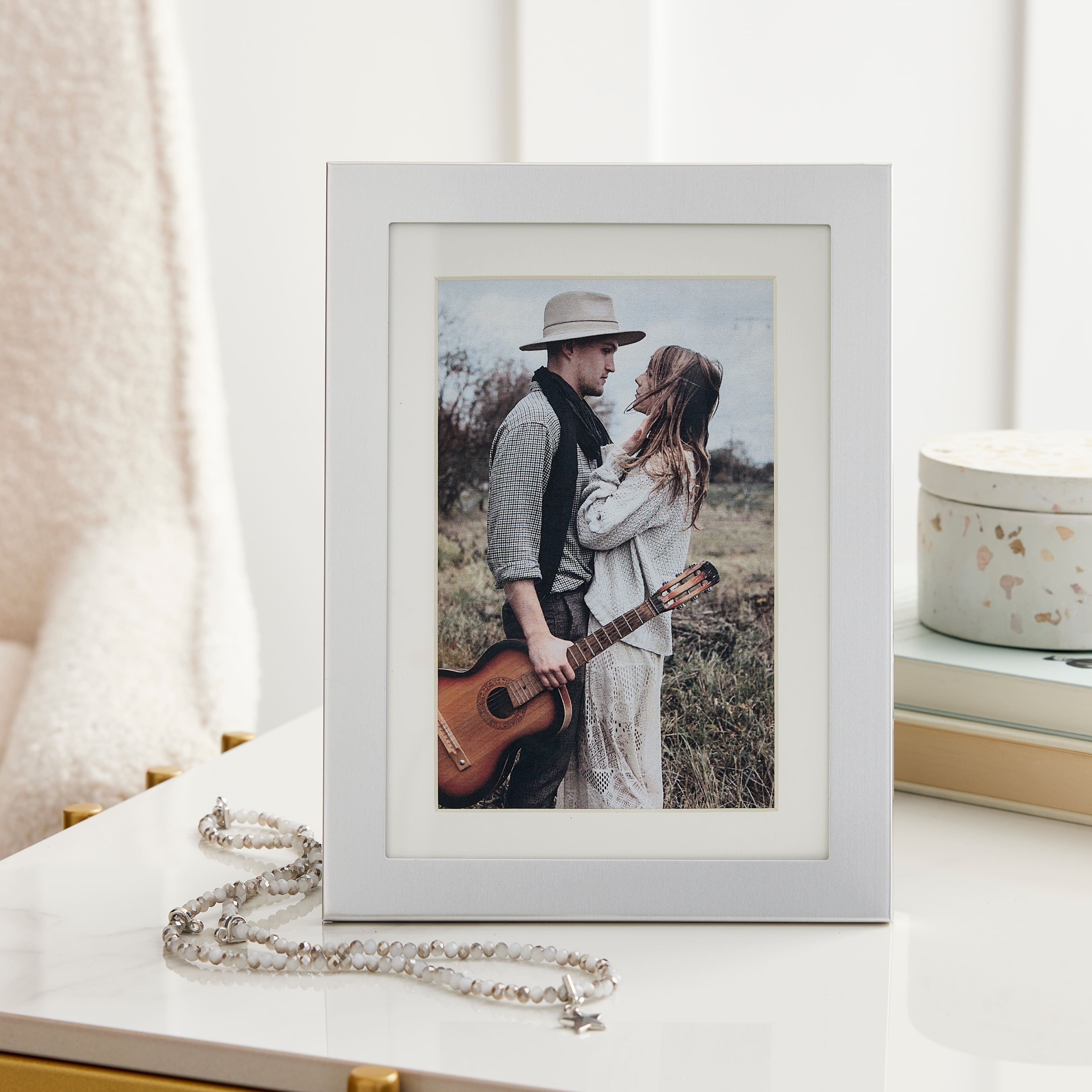 Expressions&#x2122; Aluminum Frame with Mat by Studio D&#xE9;cor&#xAE;