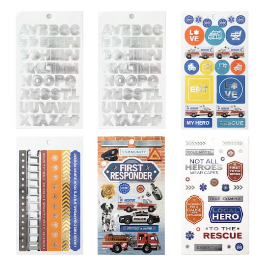 12 Pack: First Responder Stickers by Recollections™ | Michaels
