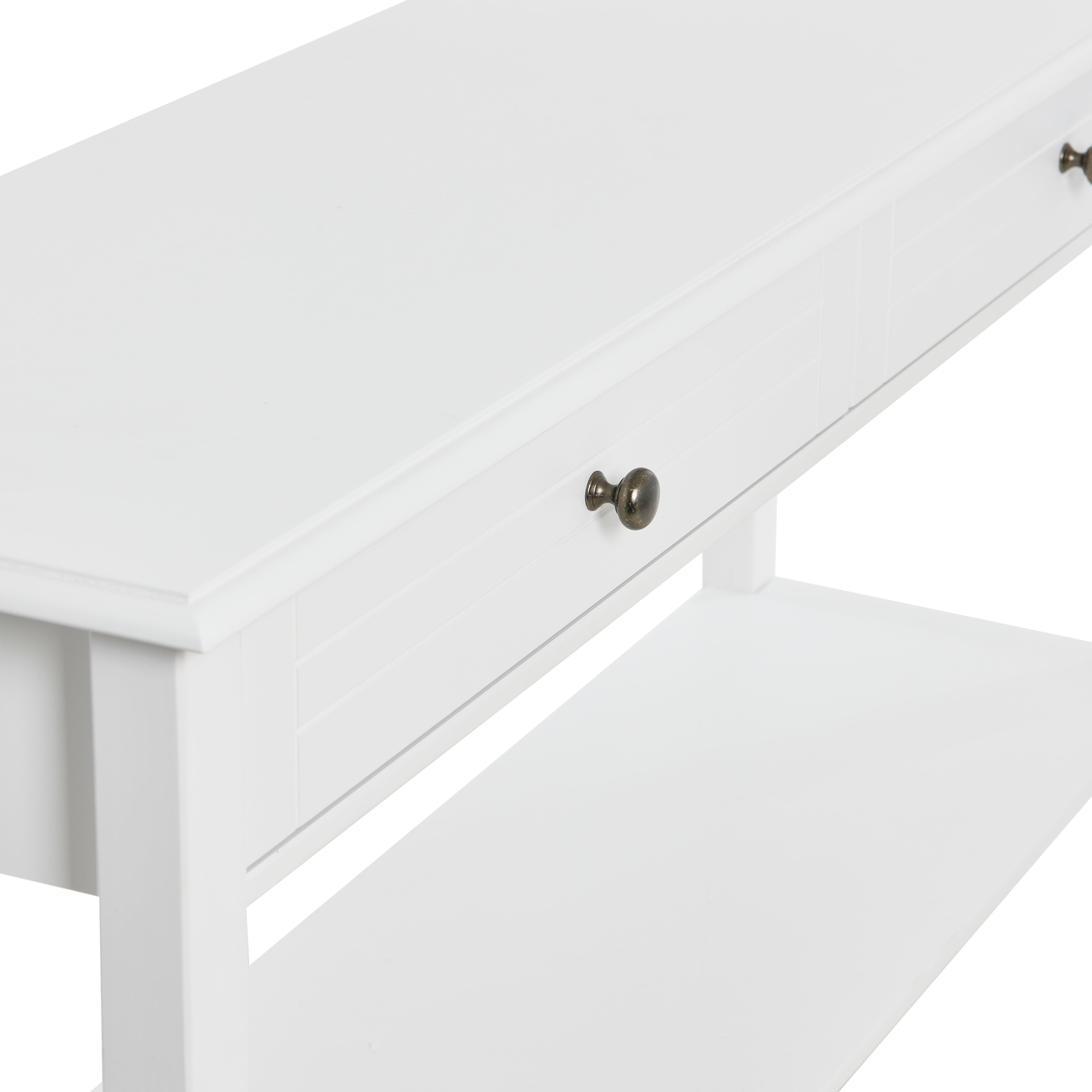 Hello Honey® Pleasantville White Console Table with 2 Drawers