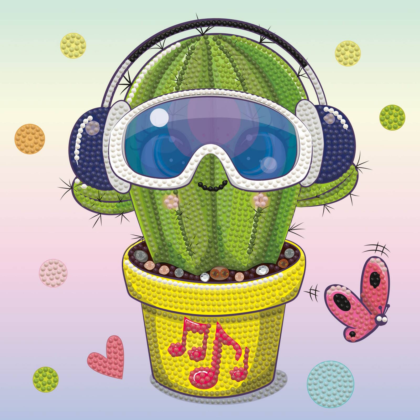 Diamond Dotz® Dotzies® Cool Dude Cactus Diamond Art Kit