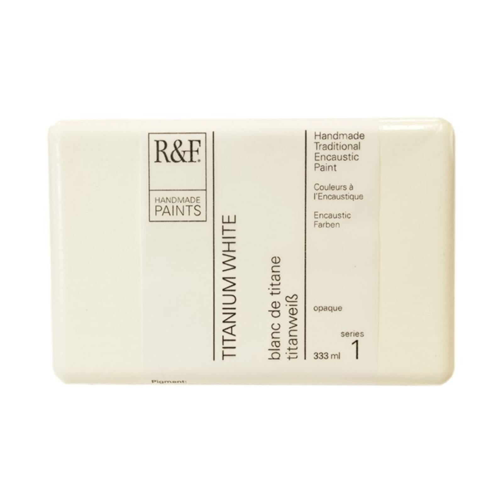 R&F® Titanium White Encaustic Paint Cake, 333mL