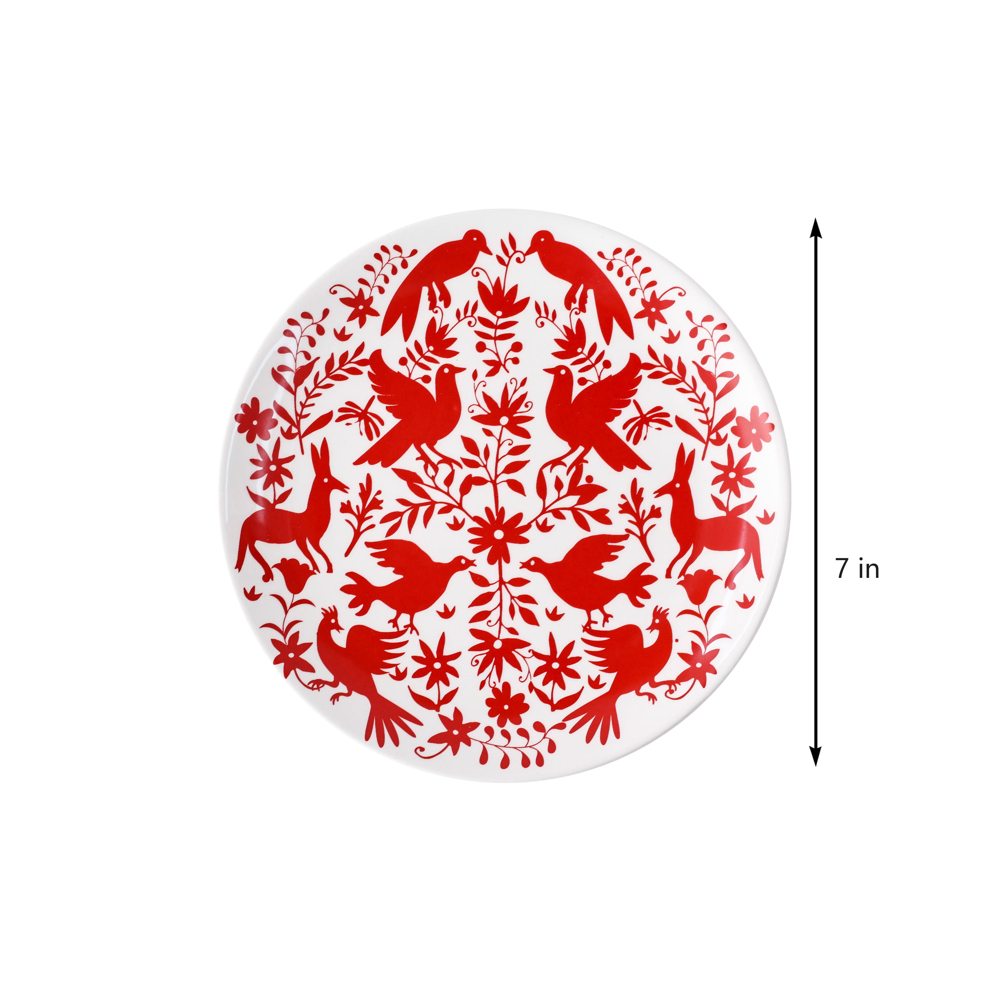 7&#x22; Red Ceramic Plate from Ashland&#xAE;