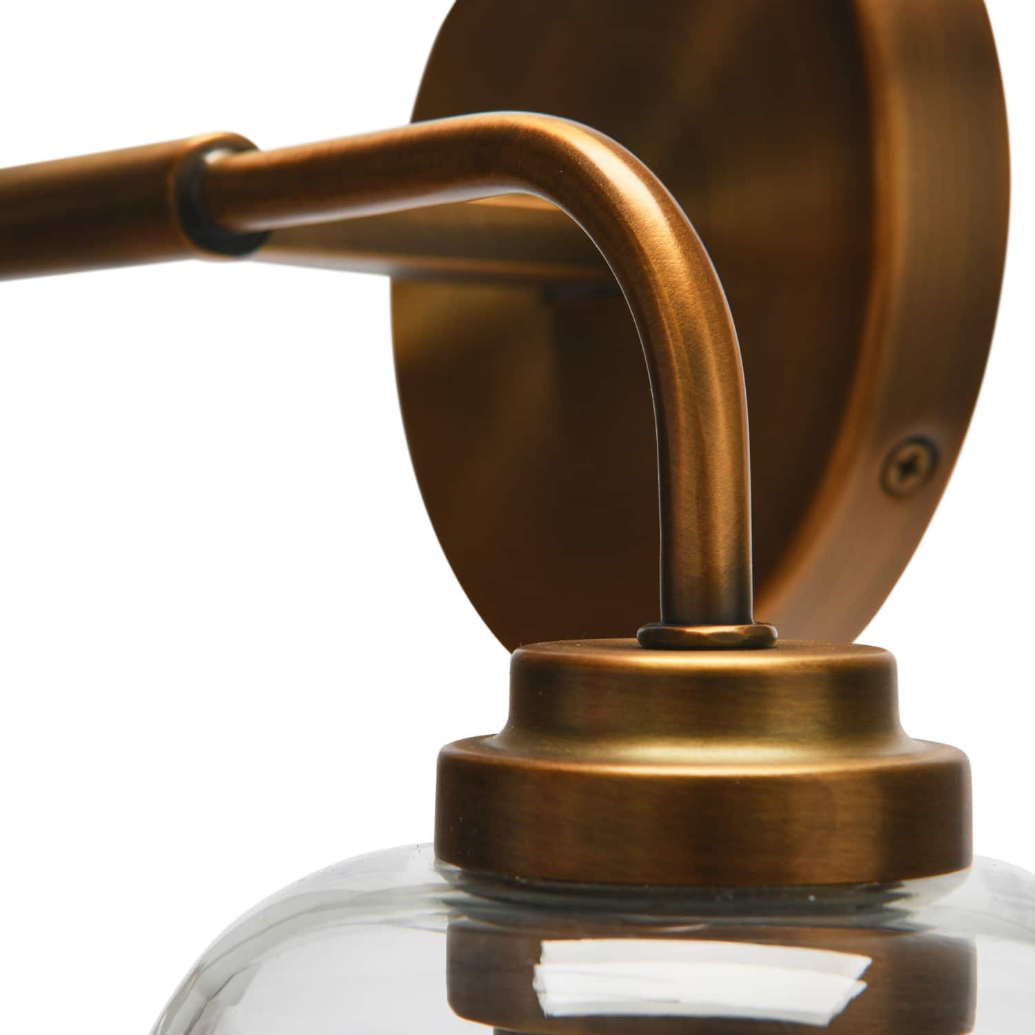 Hello Honey® Robert Stevenson Lighting Holden Metal & Glass 2-Light Vanity