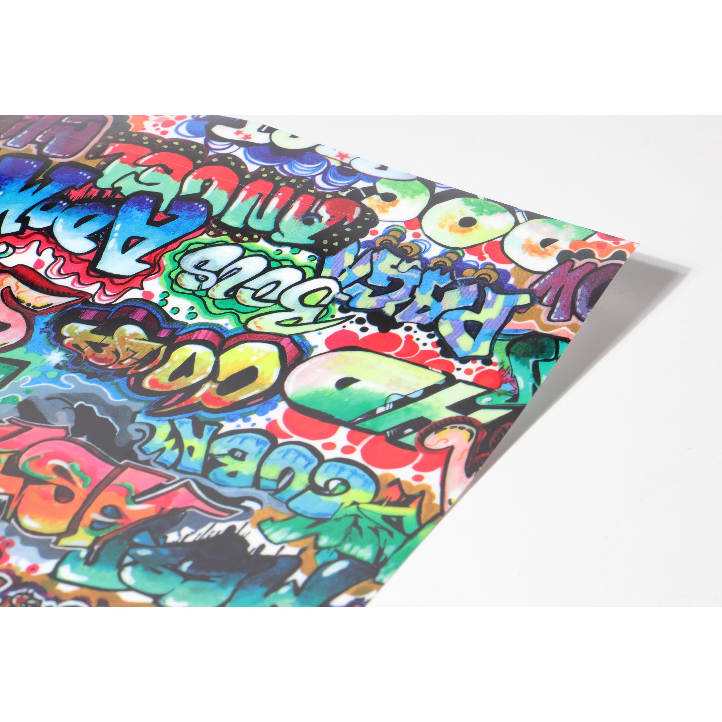 PA Vinyl Graffiti Iron-On Print Vinyl, 12 Sheets