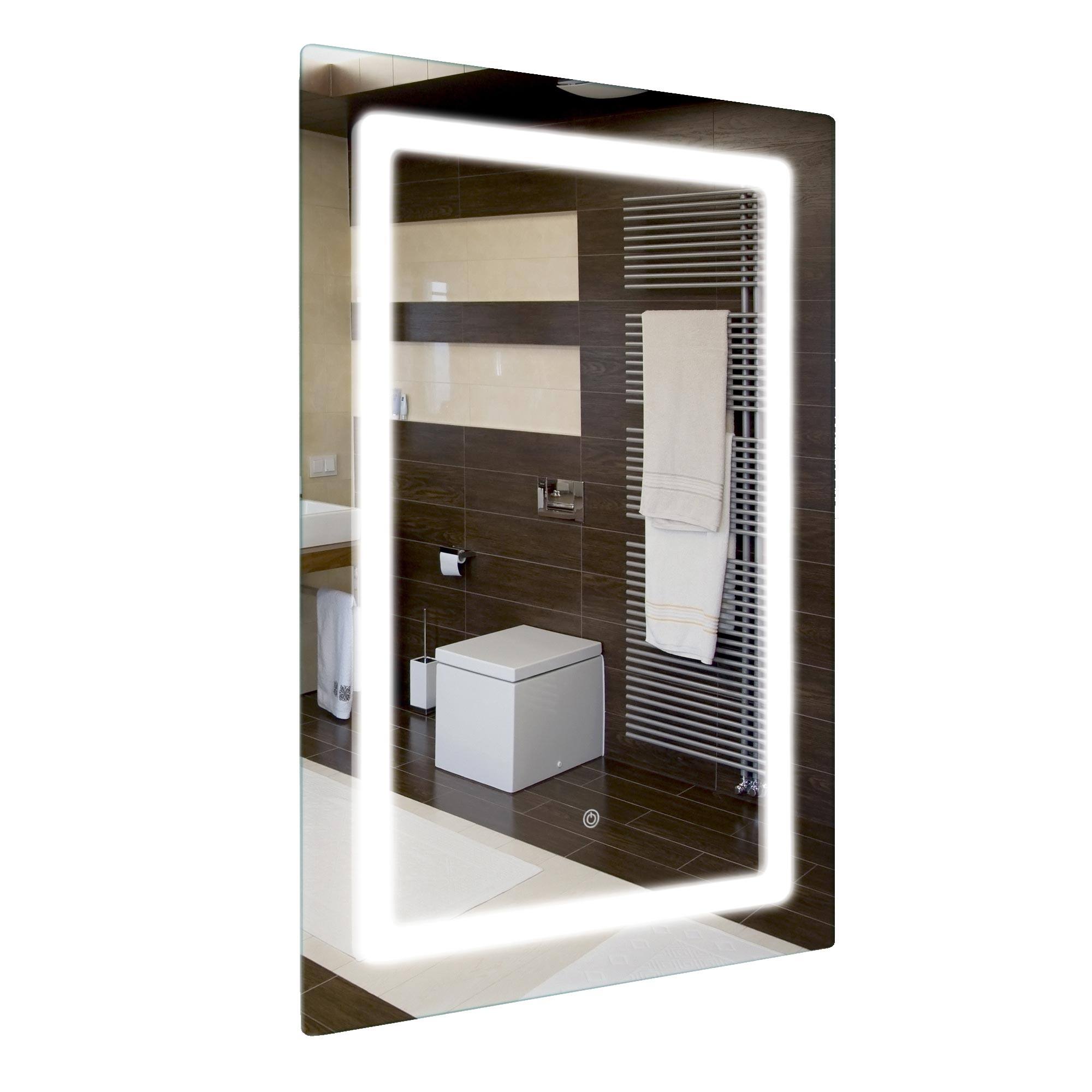 Head West LED Vanity Touch Sensor Wall Mirror
