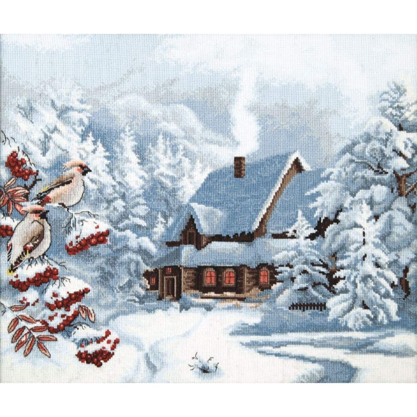 Charivna Mit Cross Stitch Kit Frosty Evening