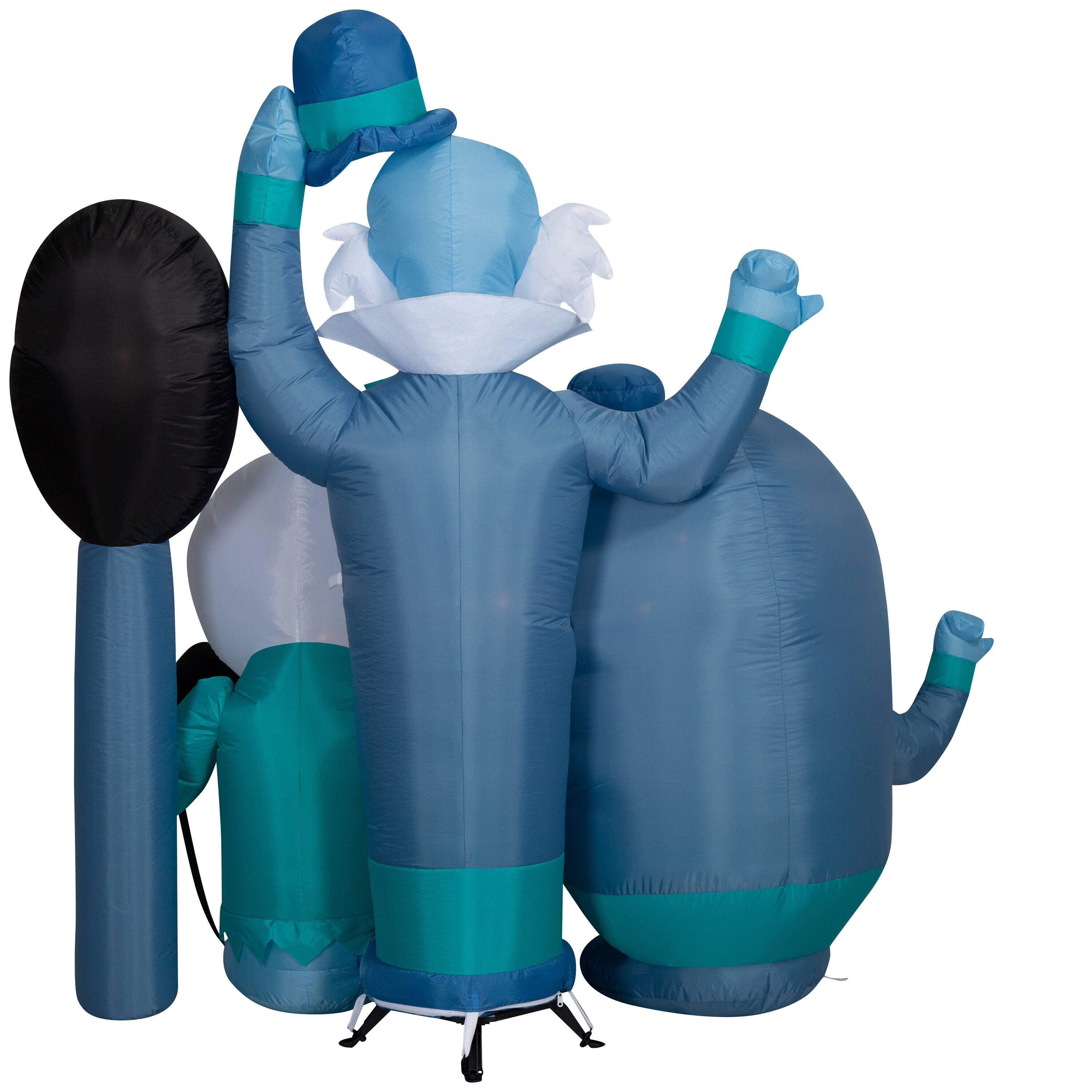 6ft. Airblown® Inflatable Halloween Haunted Mansion Beware of Ghosts