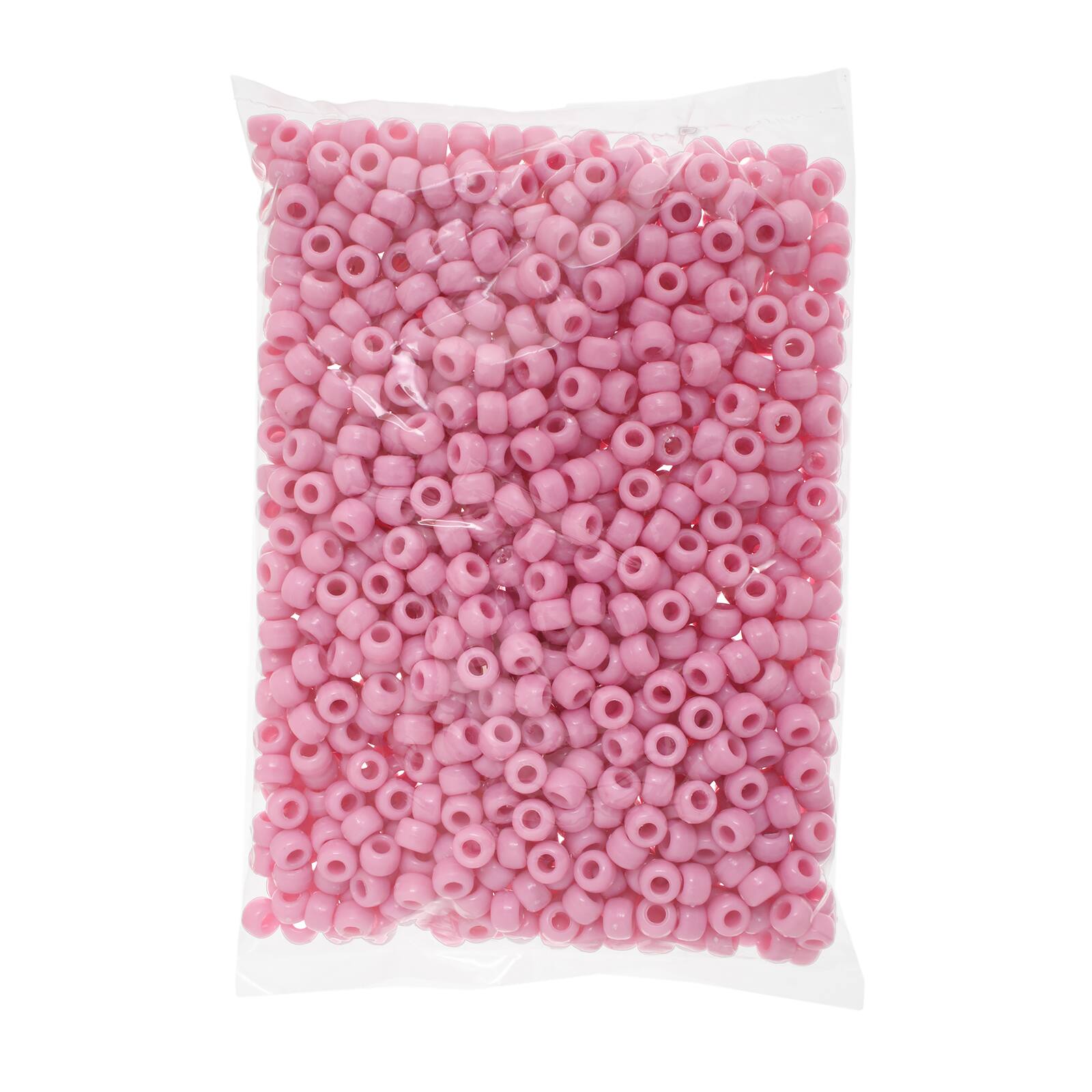 John Bead 9mm Opaque Plastic Pony Beads, 1,000ct.