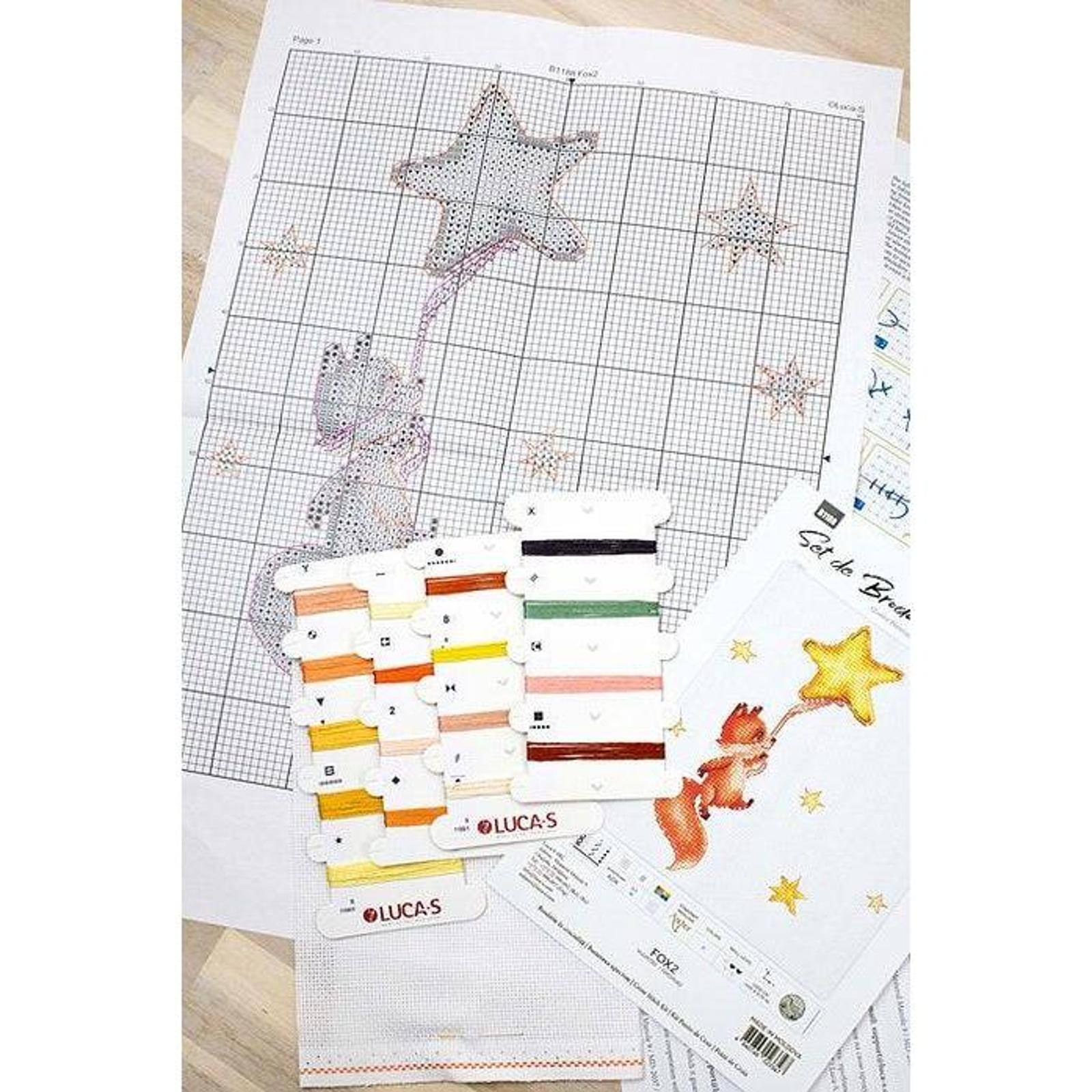 Luca-s Fox 2 Counted Cross Stitch Kit