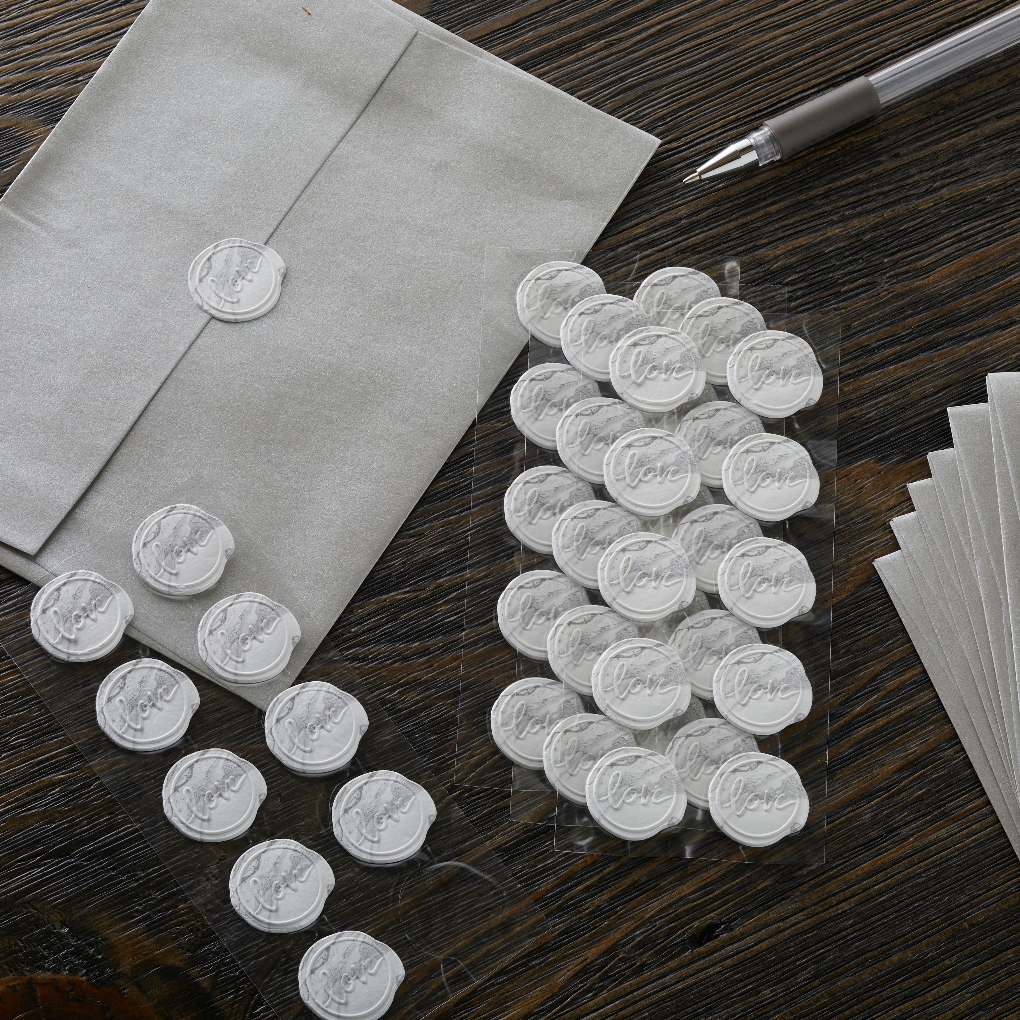 Marble Faux Wax Envelope Seals by Recollections&#x2122;