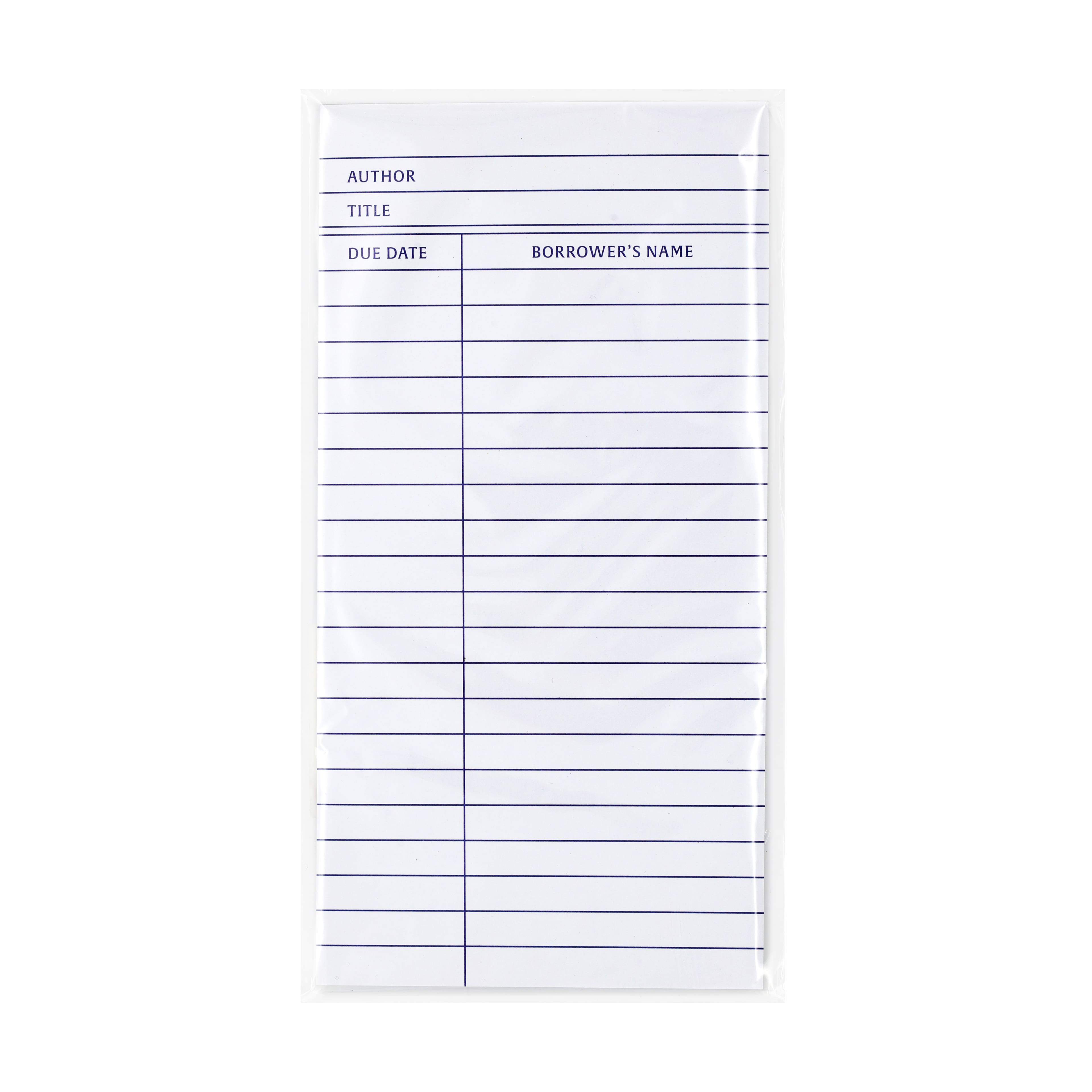 Assorted 4" x 8" Bookish Magnetic Notepad, 1pc. by Fab Finds