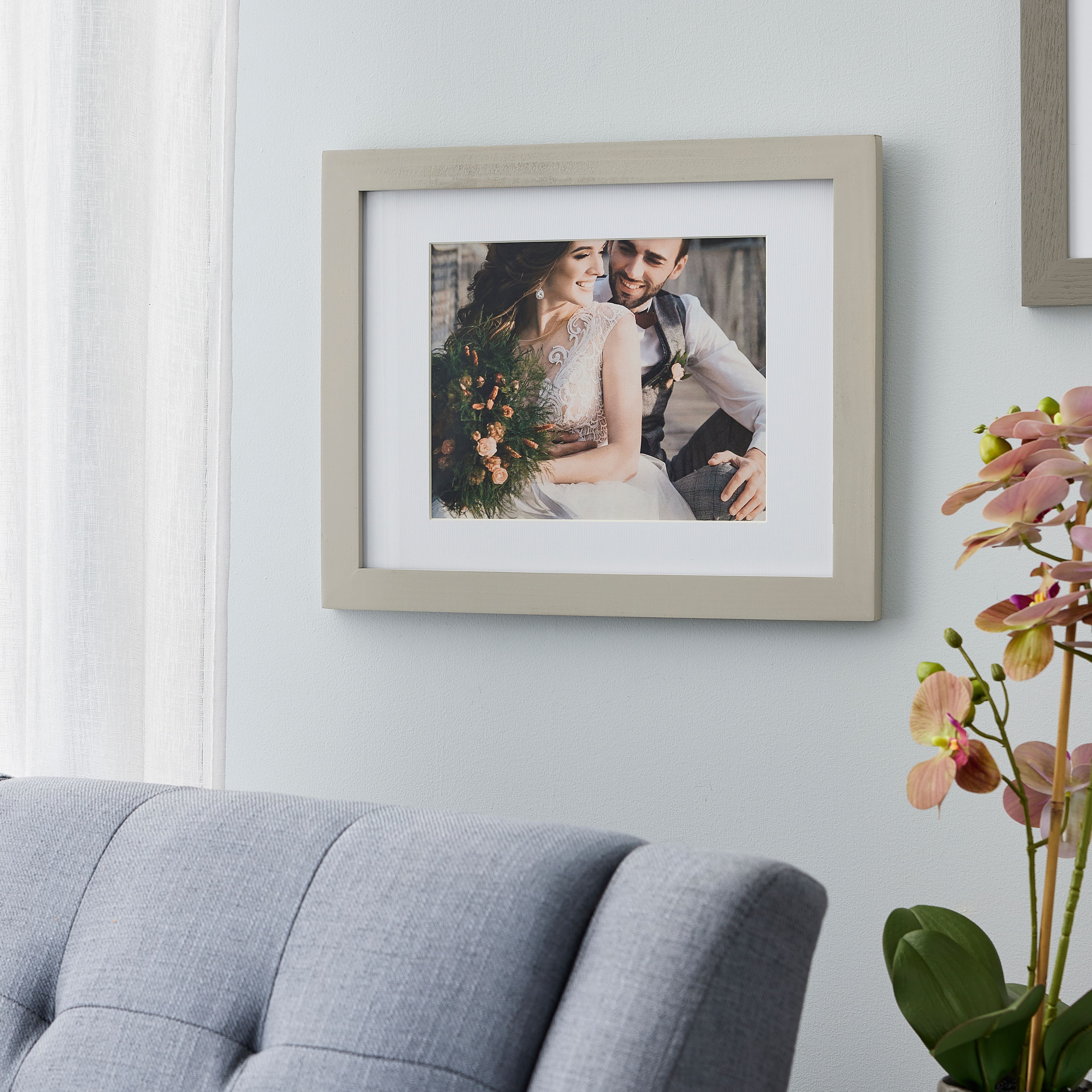 Home Gray Washed Flat Frame by Studio D&#xE9;cor&#xAE;