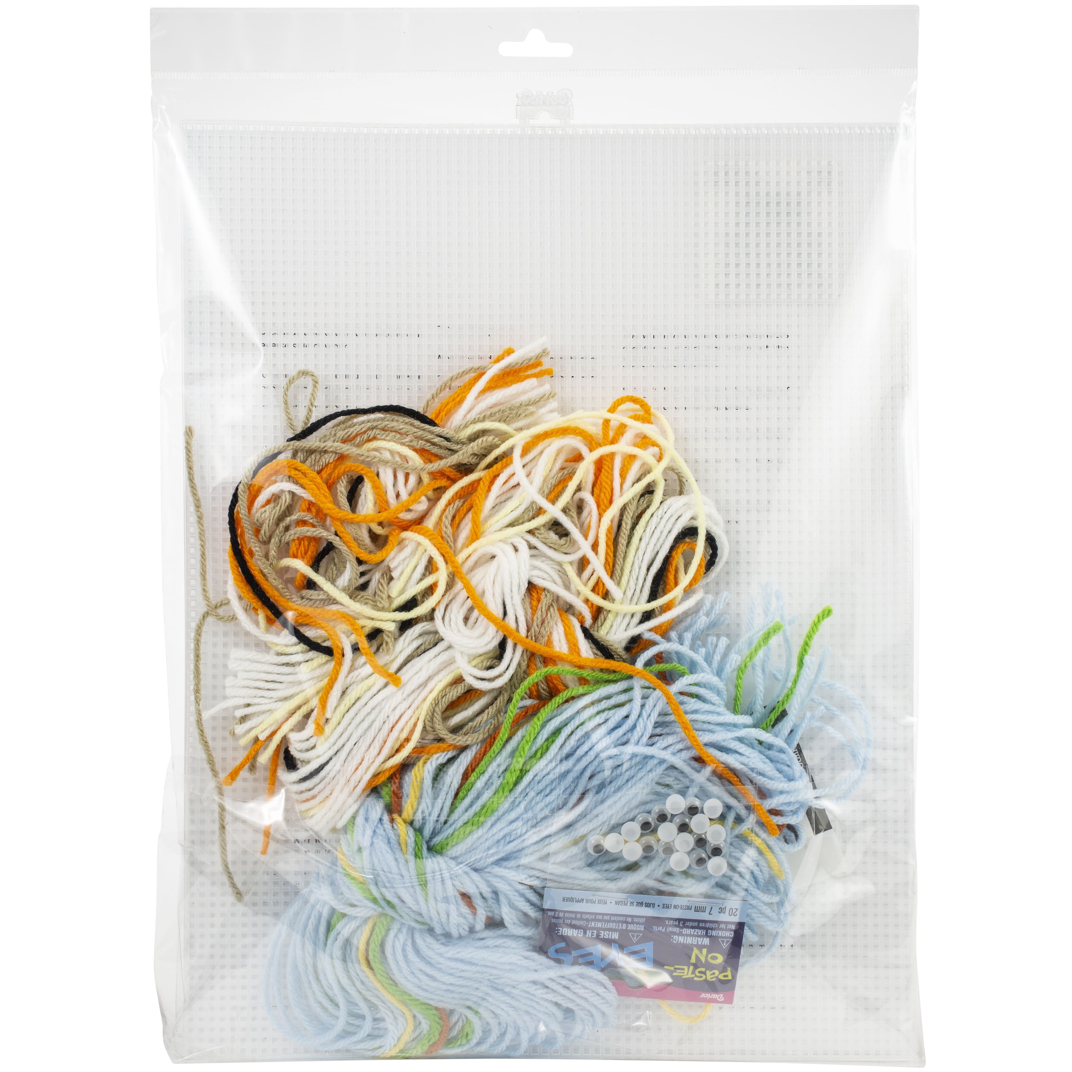 Mary Maxim 5&#x27;&#x27; Fish Bowl Plastic Canvas Tissue Box Kit, 7ct.