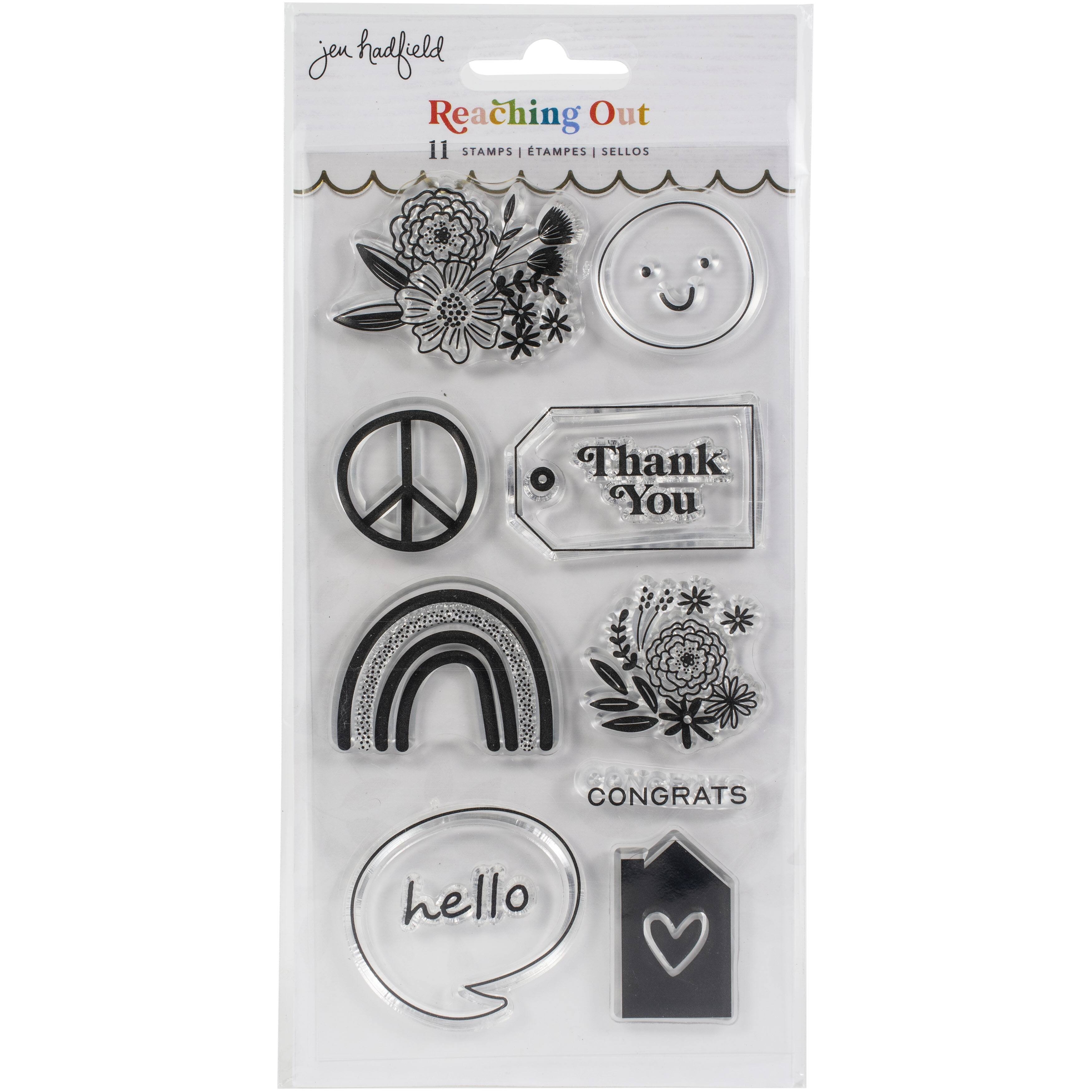 American Crafts™ Jen Hadfield Reaching Out Acrylic Stamp Set | Michaels®