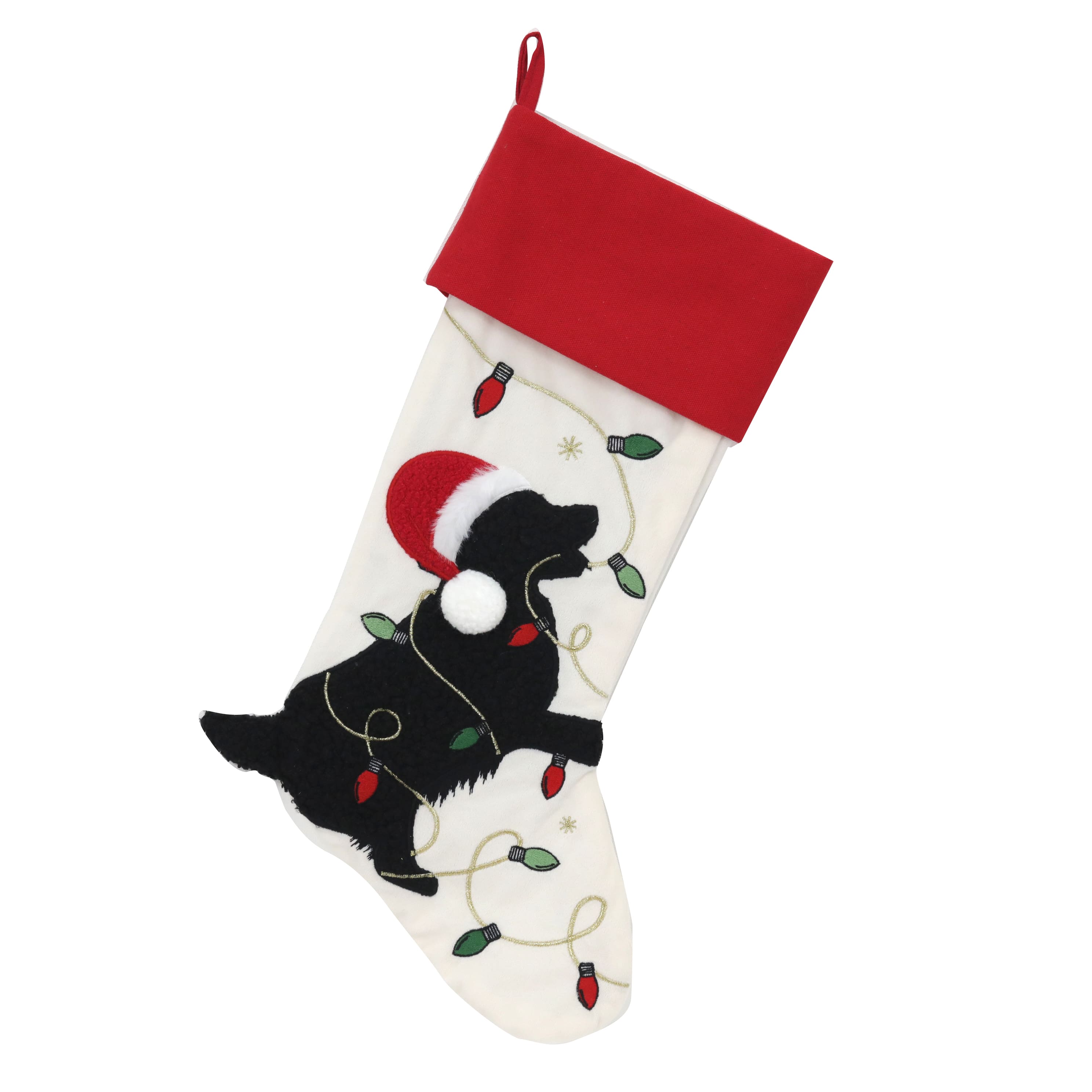 Assorted 20&#x22; Dog with Light String Stocking, 1pc. by Ashland&#xAE;