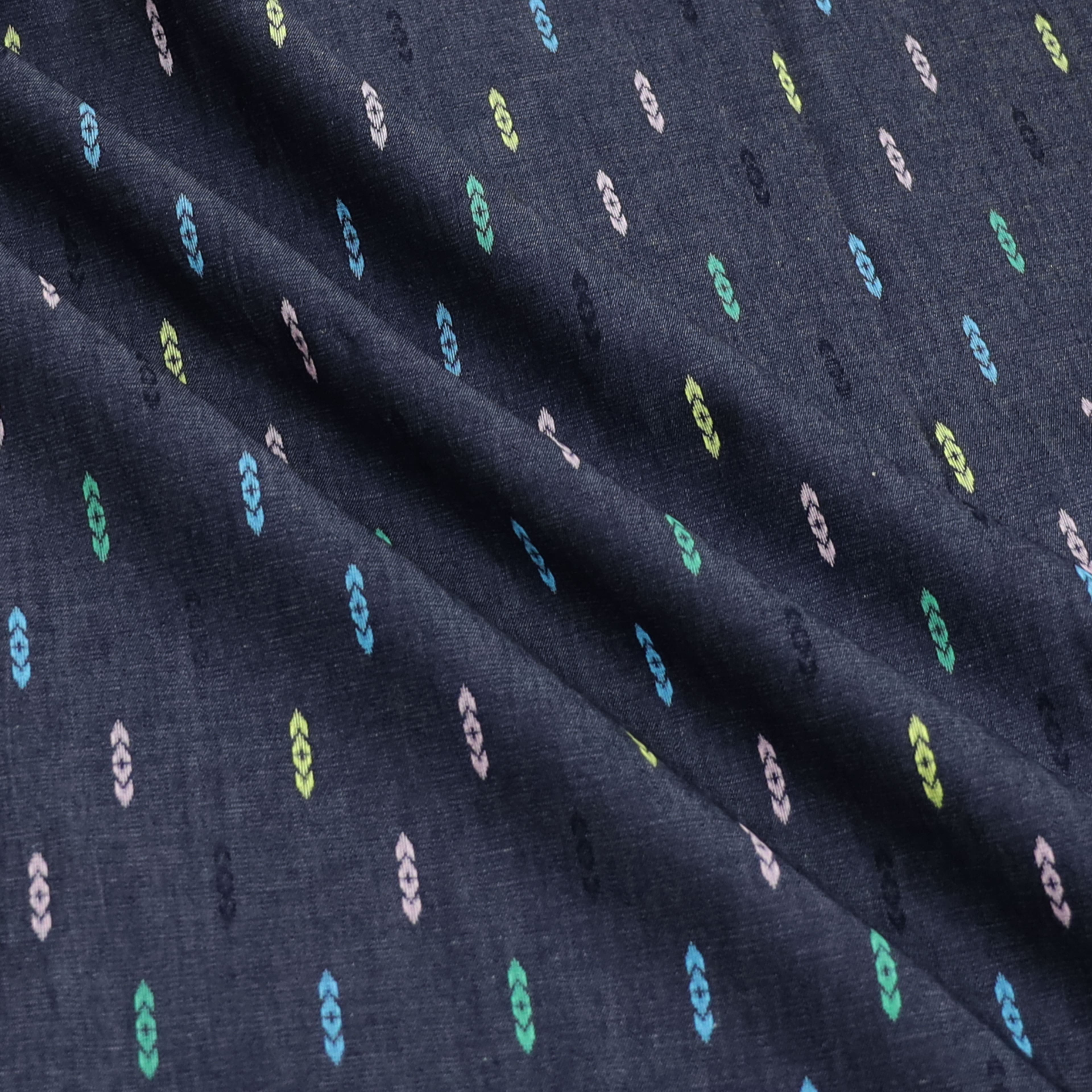 Fabric Merchants Chambray Colorful Aztec Cotton Fabric
