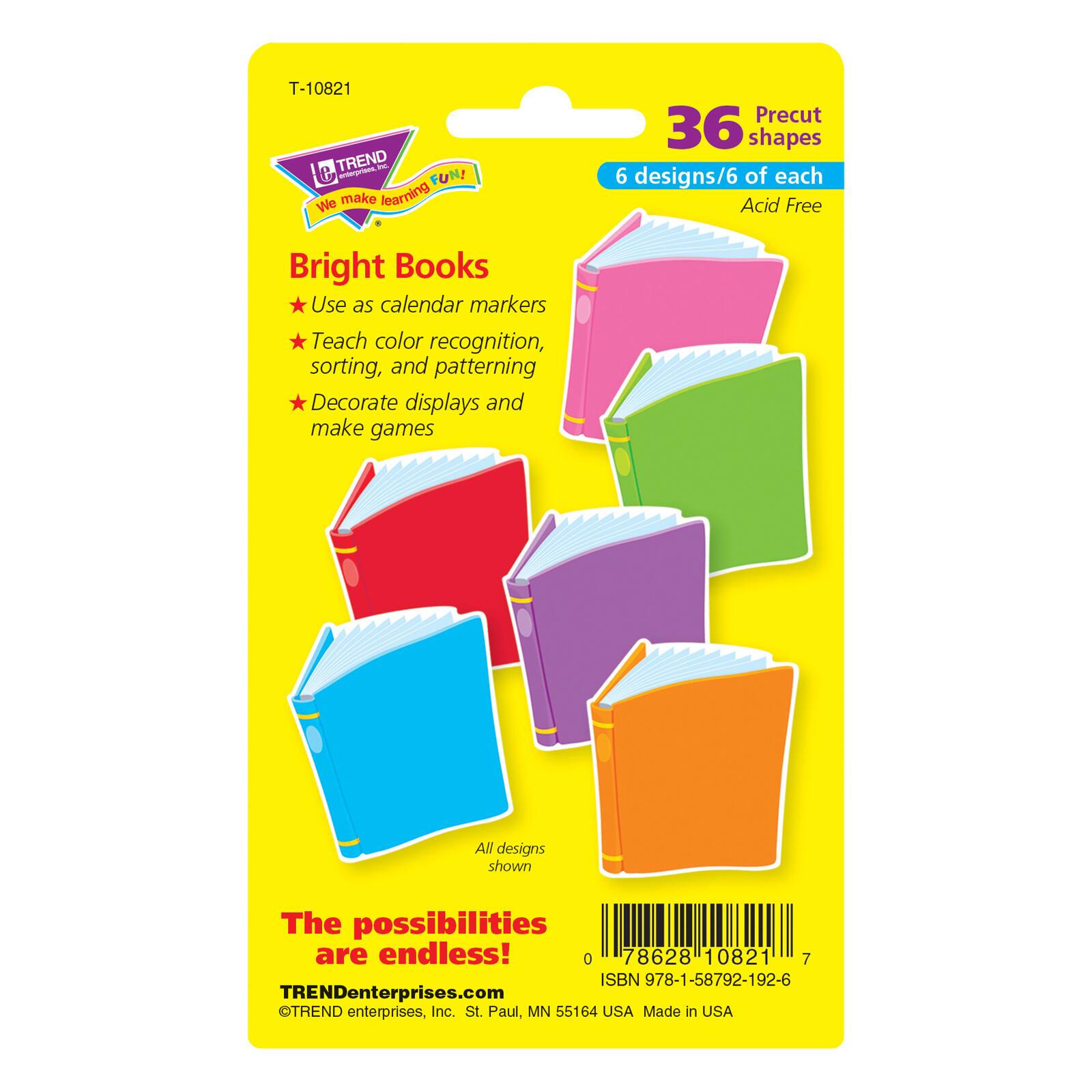 Trend Enterprises® Bright Books Mini Accents Variety Pack