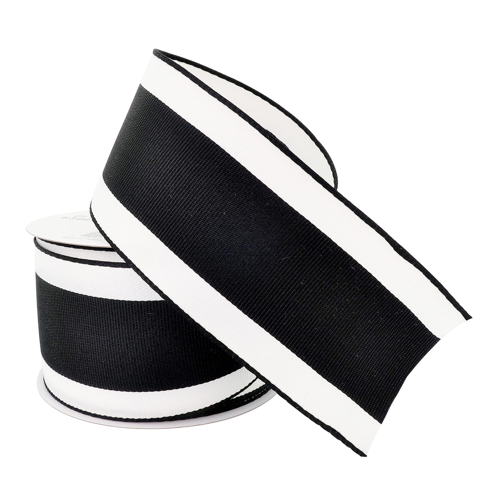 12 Pack: 2.5" x 25ft. Taffeta Wired Center Stripe Ribbon by Celebrate It™
