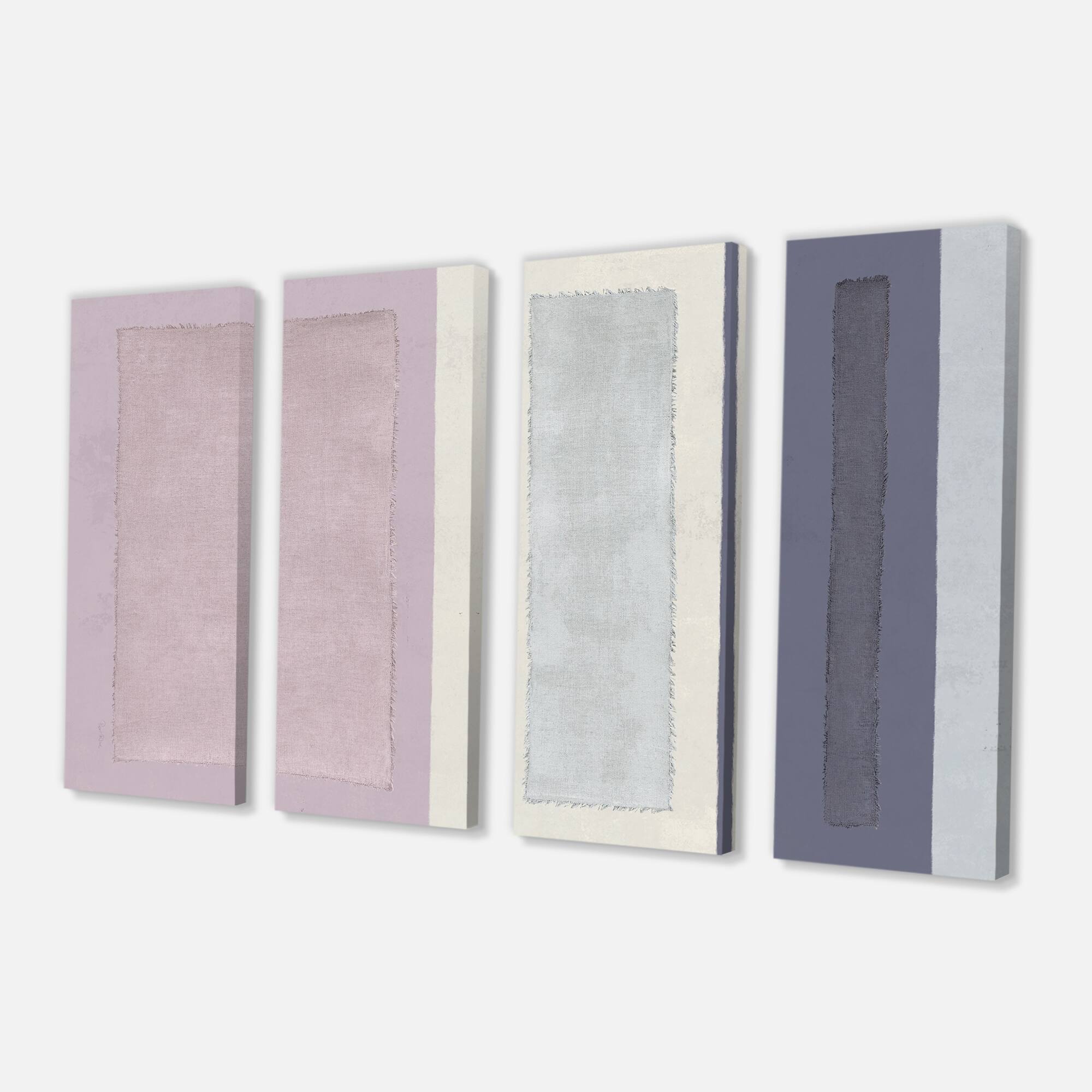 Designart - Painted Weaving IV FB - Modern & Contemporary Canvas Art