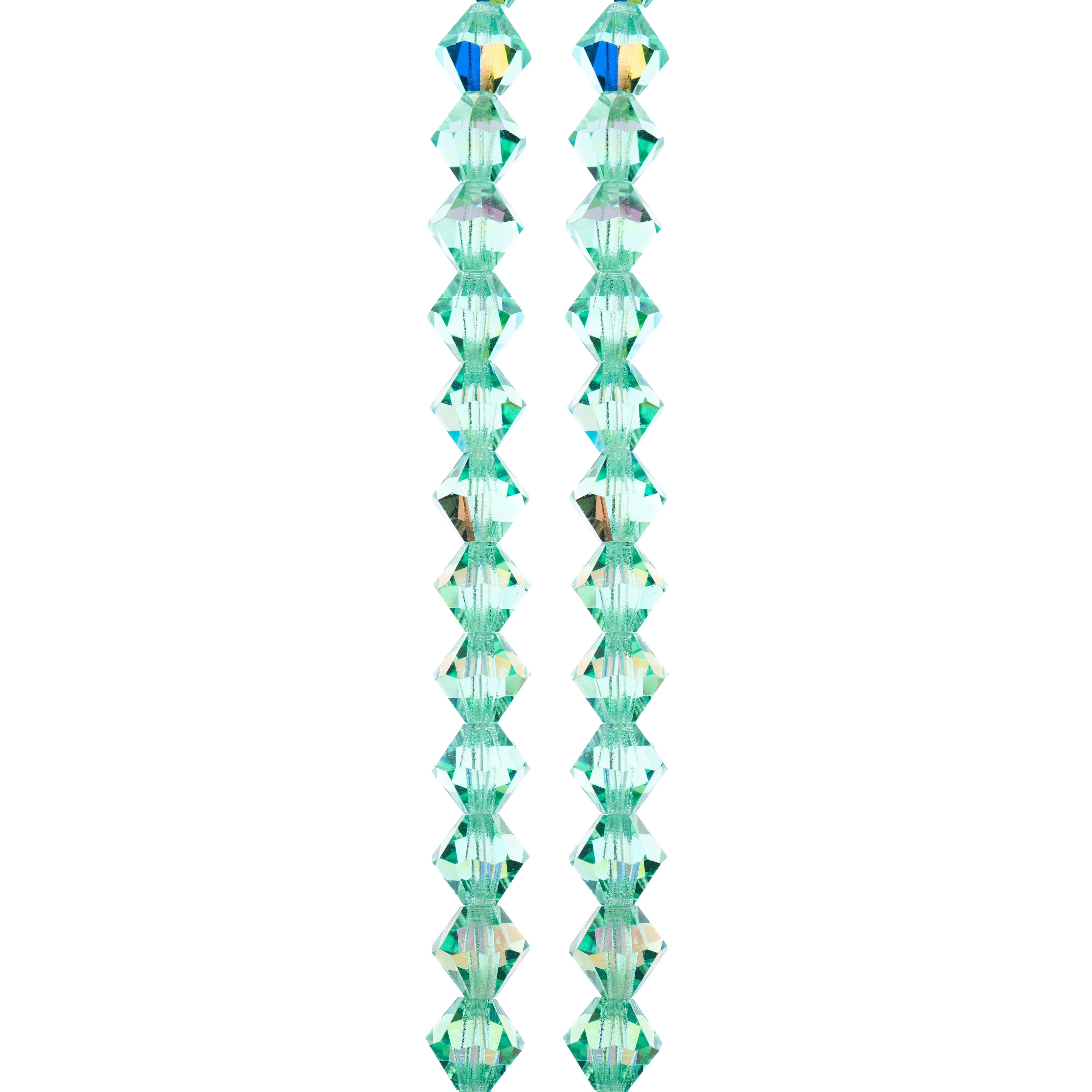 12 Pack: Preciosa Glass Crystal Bicone Beads, 6mm by Bead Landing&#x2122;