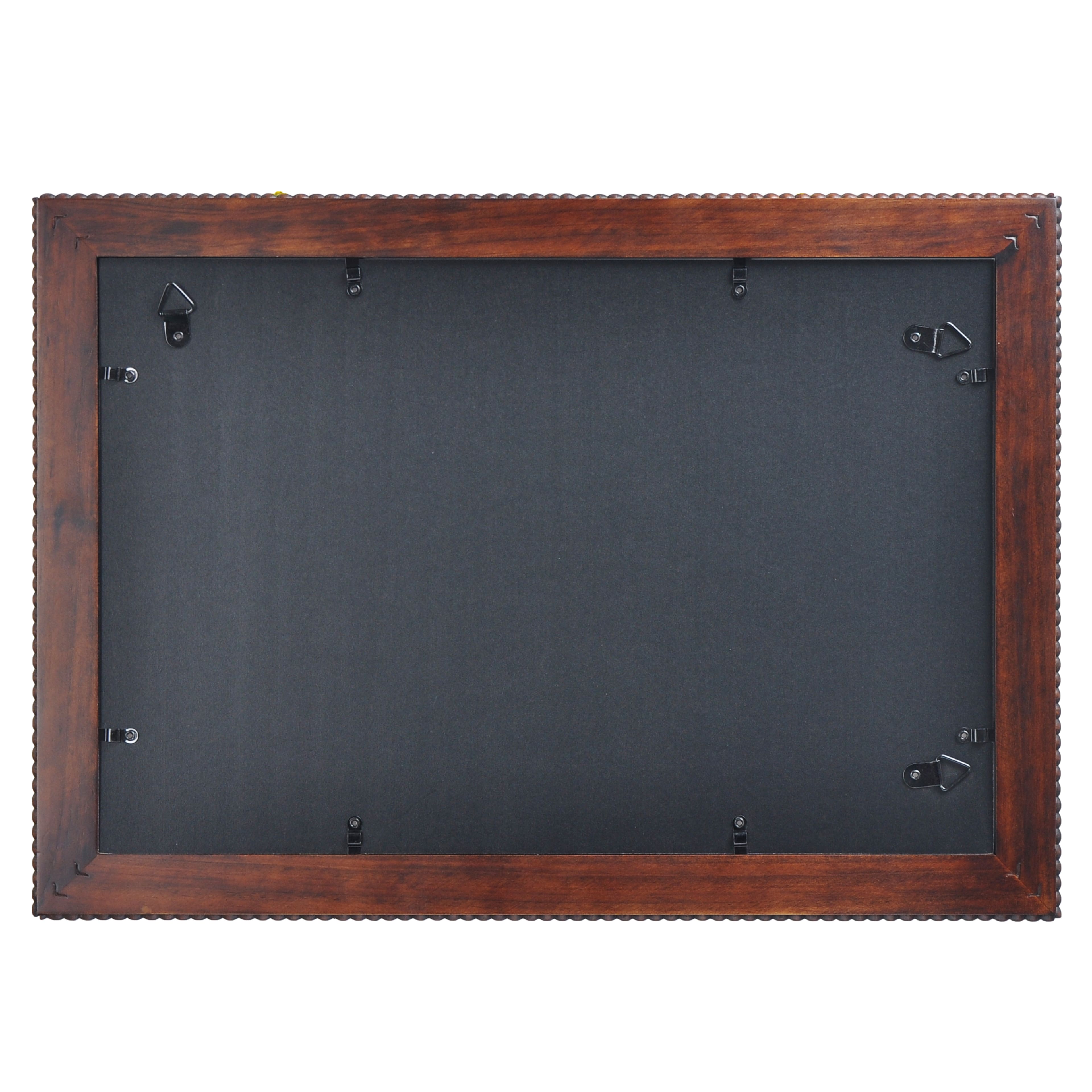 Home Brown with Beaded Edge Wood Wall Frame by Studio D&#xE9;cor&#xAE;