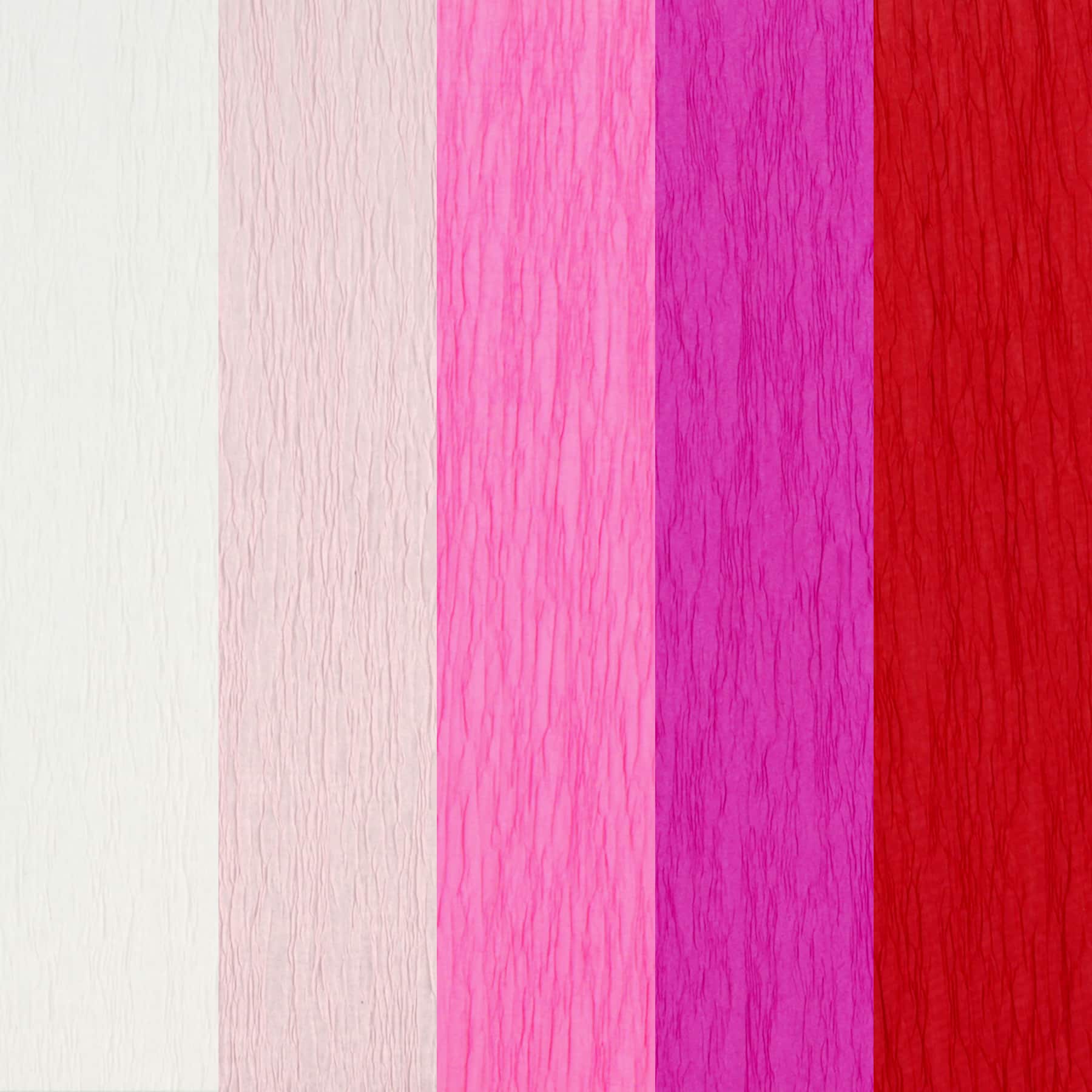 6" x 6.5" Floral Mix Crepe Paper, 25 Sheets by Recollections™