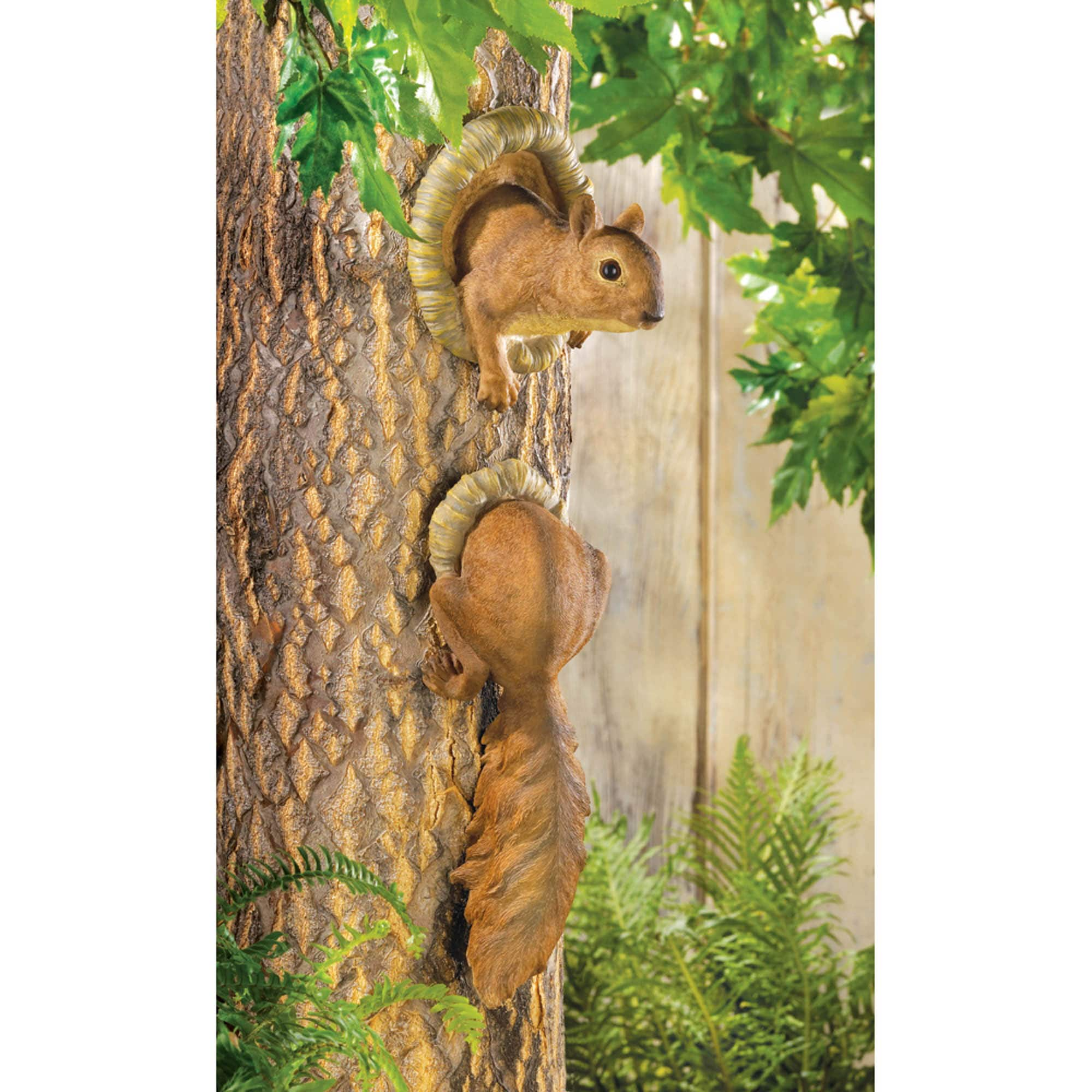 squirrel tree dog toy