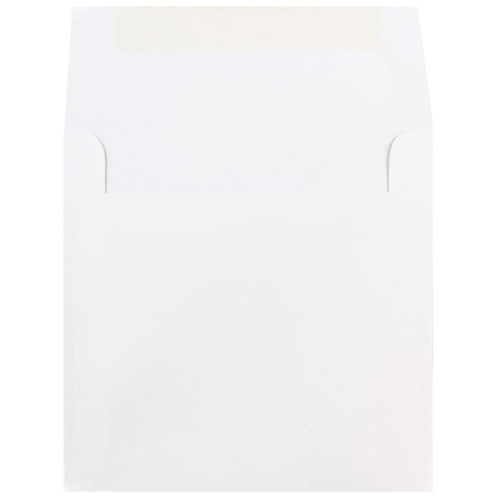 JAM Paper 8" White Square Invitation Envelopes, 25ct.