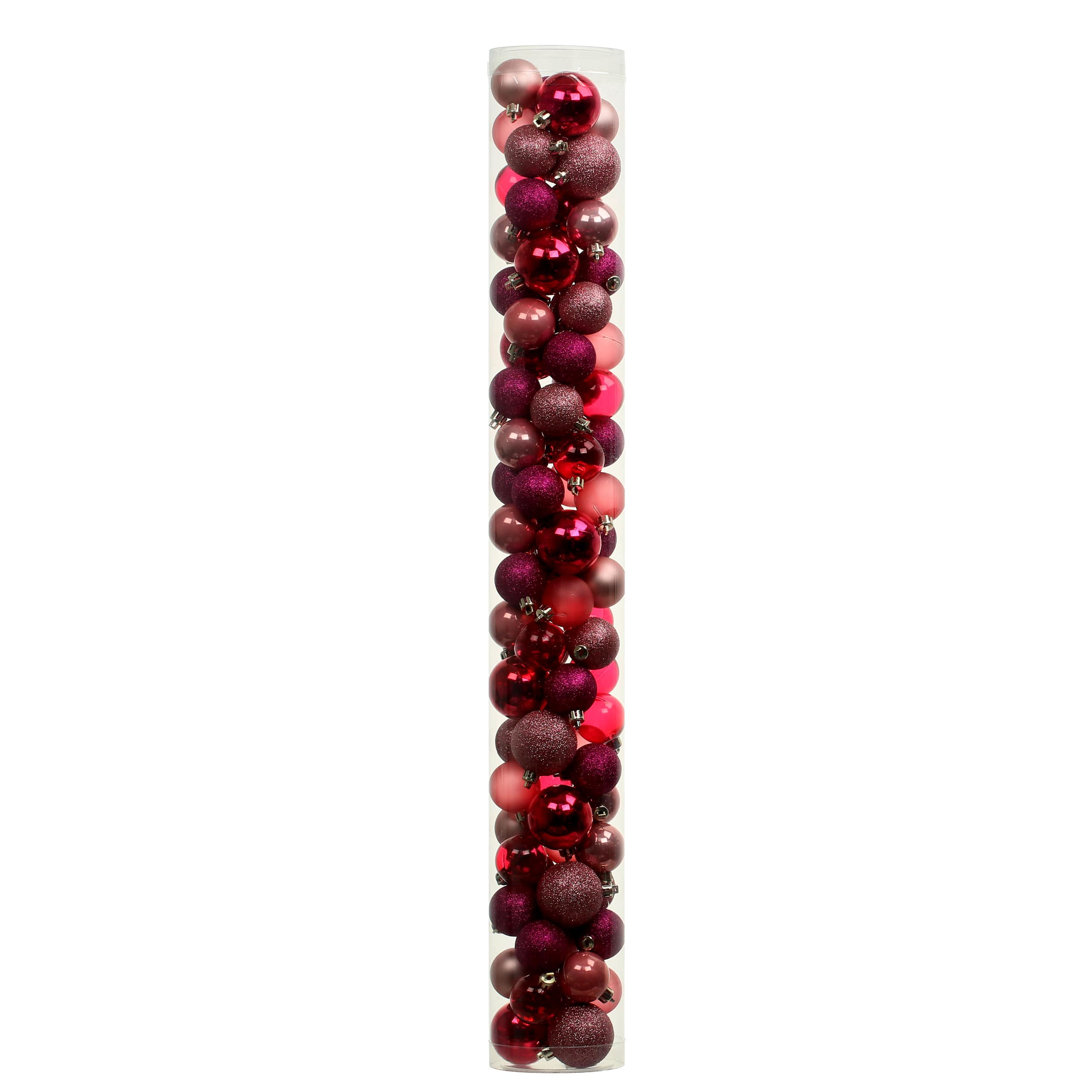 80 Pack Pink Mix Shatterproof Ball Ornaments by Ashland&#xAE;