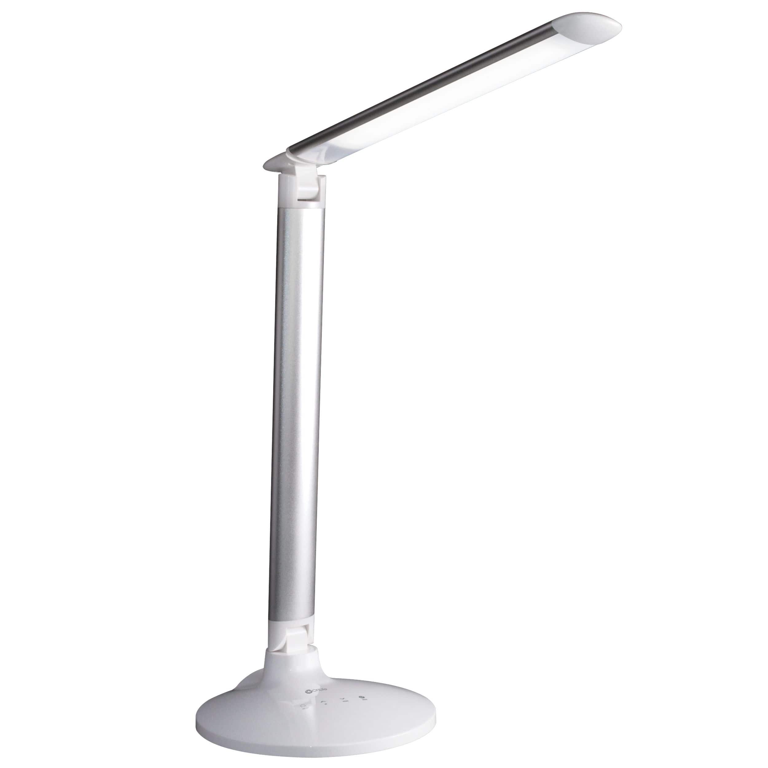 OttLite Wellness Series 29&#x22; White Command LED Desk Lamp with Voice Assistant