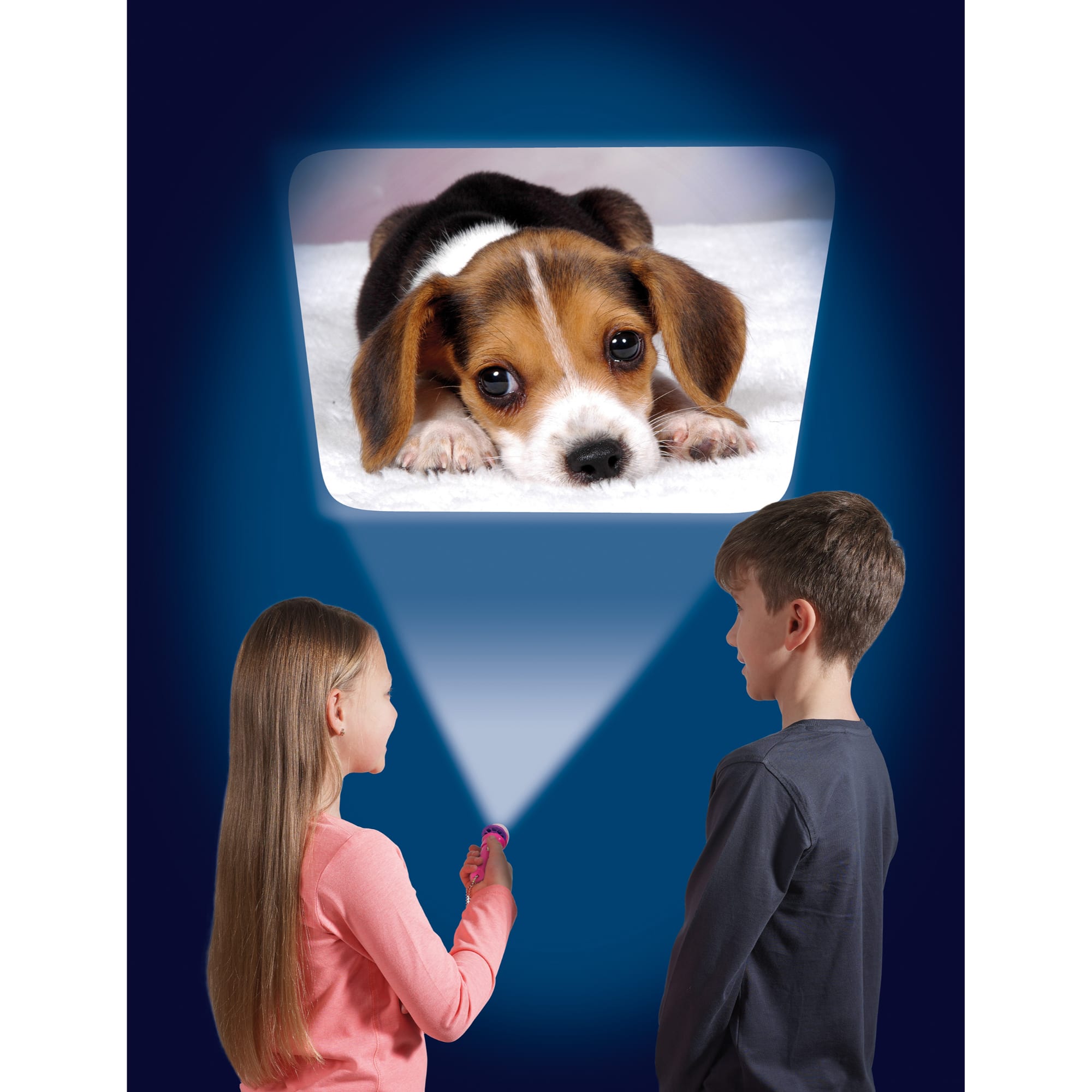 Brainstorm Toys Cute &#x26; Cuddly Flashlight &#x26; Projector With 24 Images