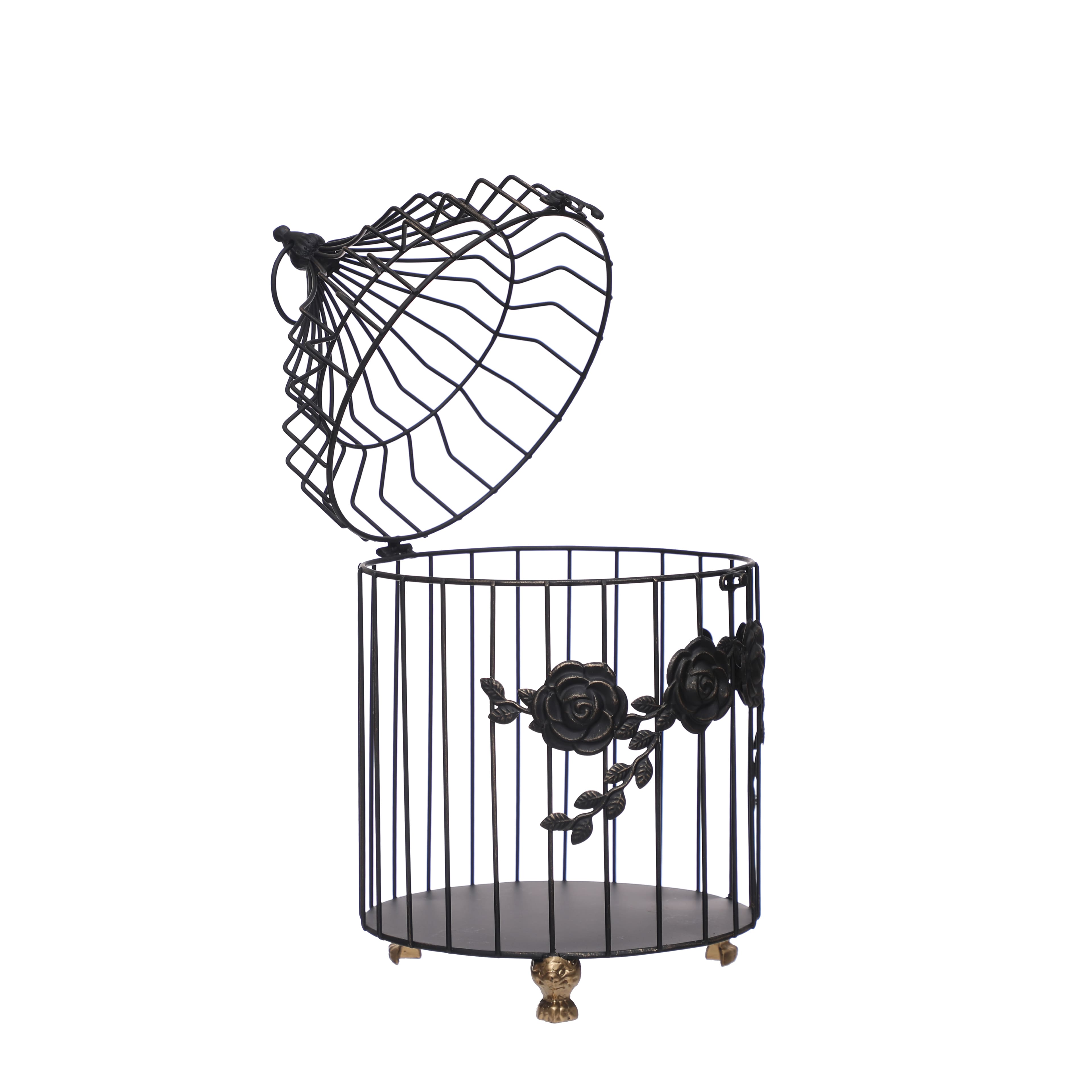 Gold &#x26; Black Birdcage Tabletop Accent by Ashland&#xAE;