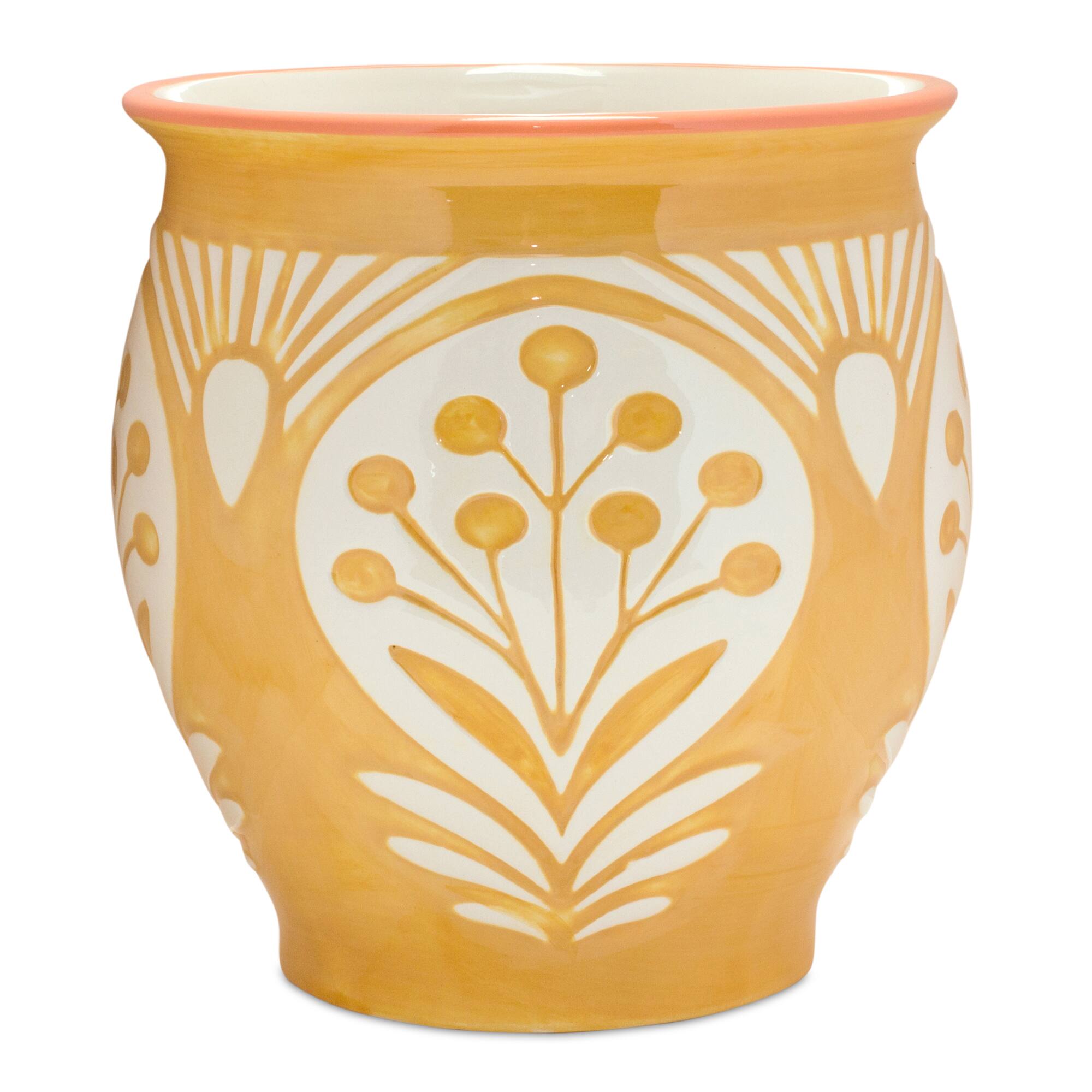 7&#x22; Decorative Ceramic Pot Set