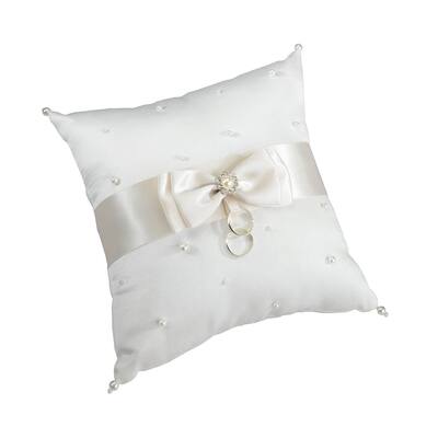 Lillian Rose Ivory Scattered Pearl Ring Bearer Pillow | Michaels