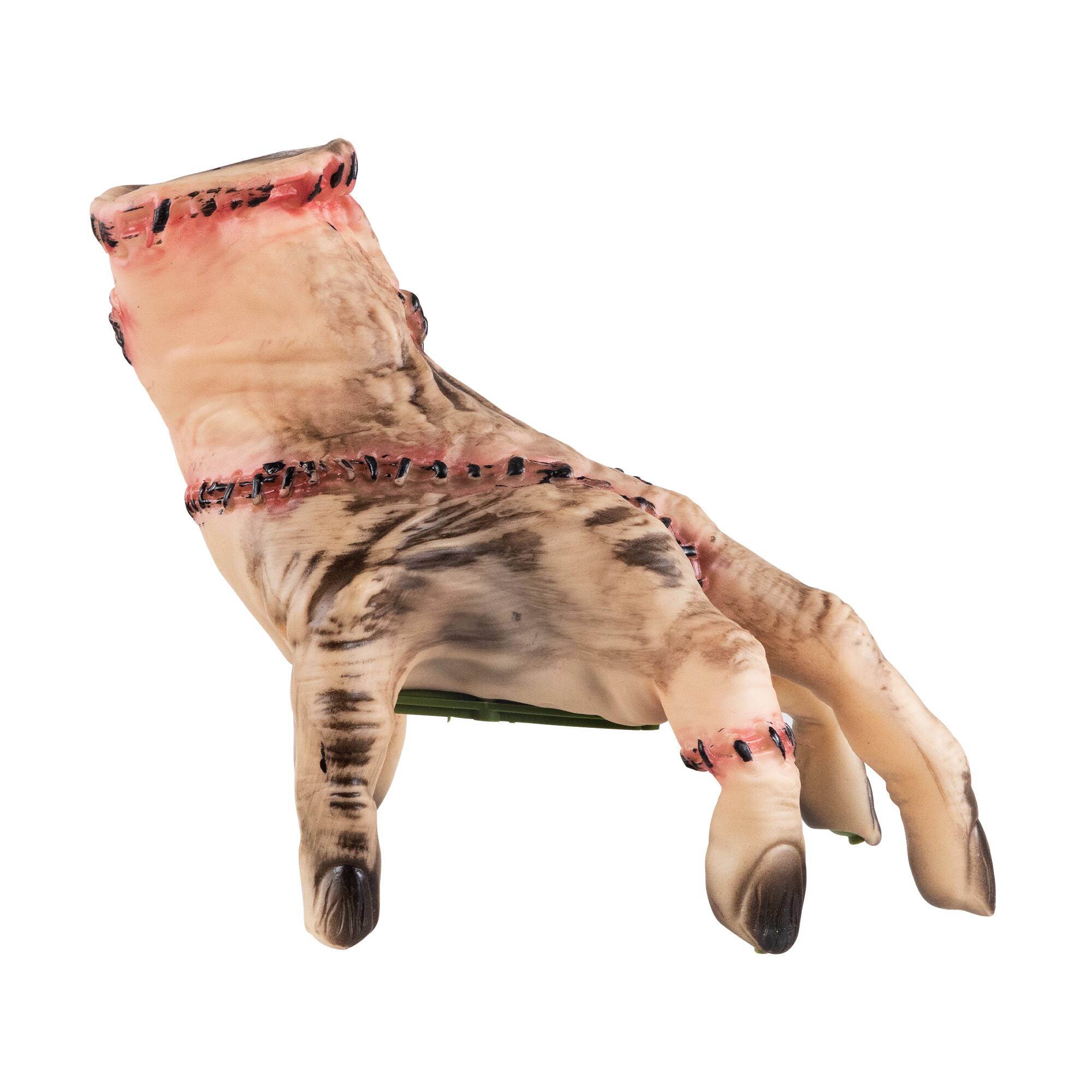 9.25&#x22; Animated Severed Hand with Sound Halloween Decoration