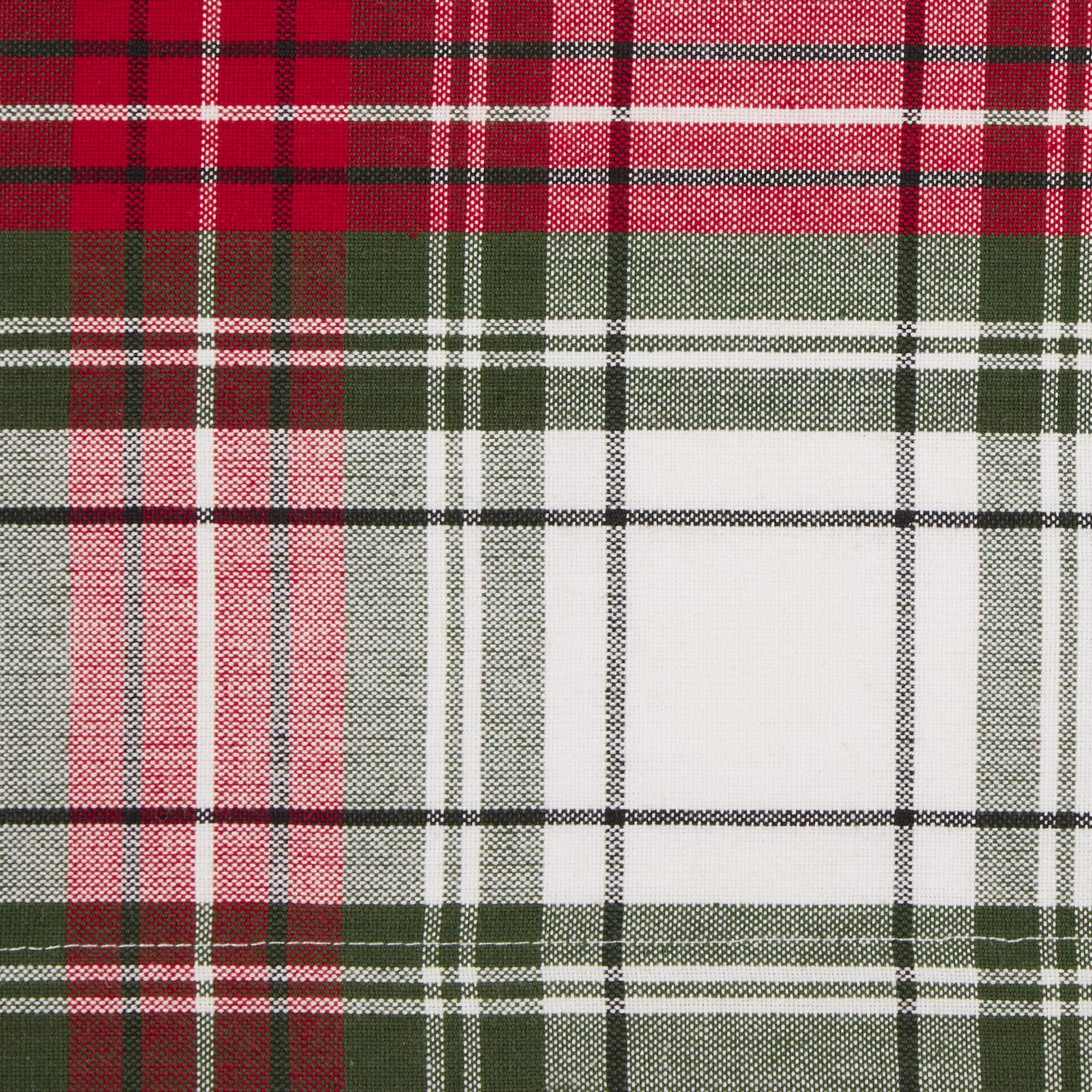 DII&#xAE; Christmas Plaid Placemats, 6ct.