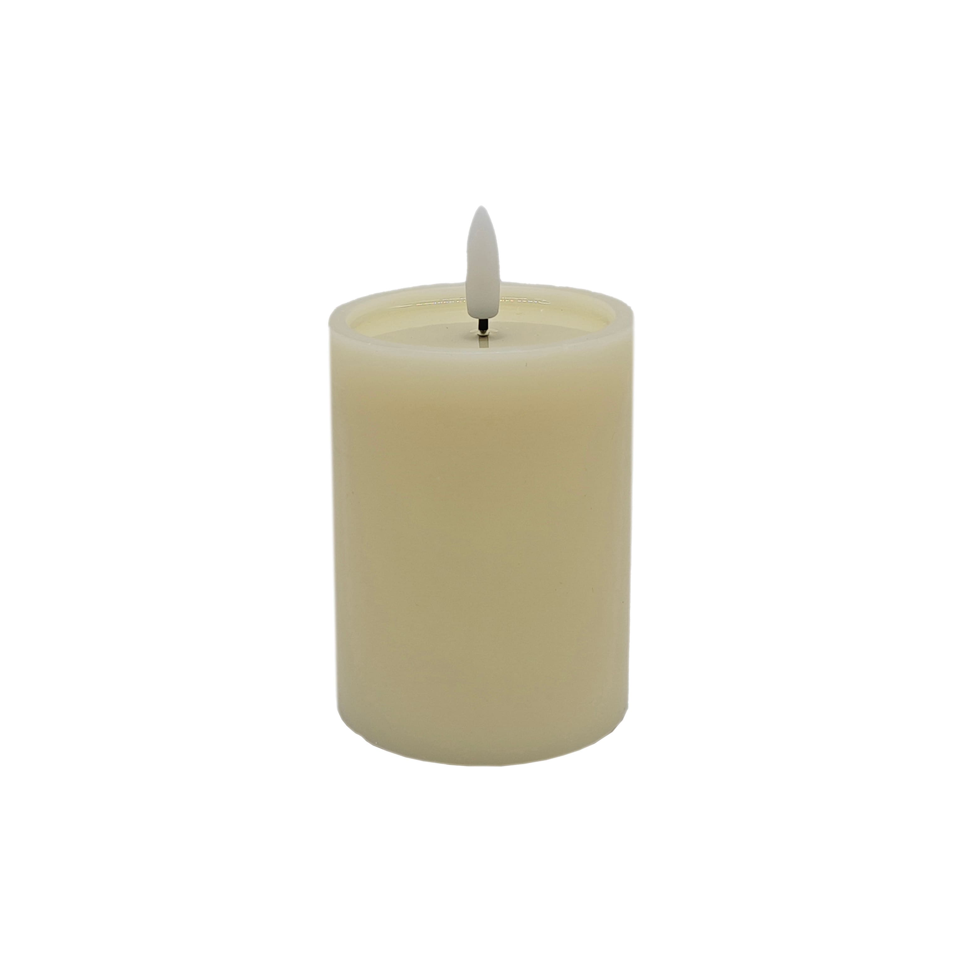 3&#x22; x 4&#x22; LED Wax Pillar Flickering Candle by Ashland&#xAE;