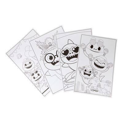 Buy in Bulk - 12 Packs: 18 ct. (216 total) Crayola® Baby Shark Giant Coloring Pages, 13" x 20 ...