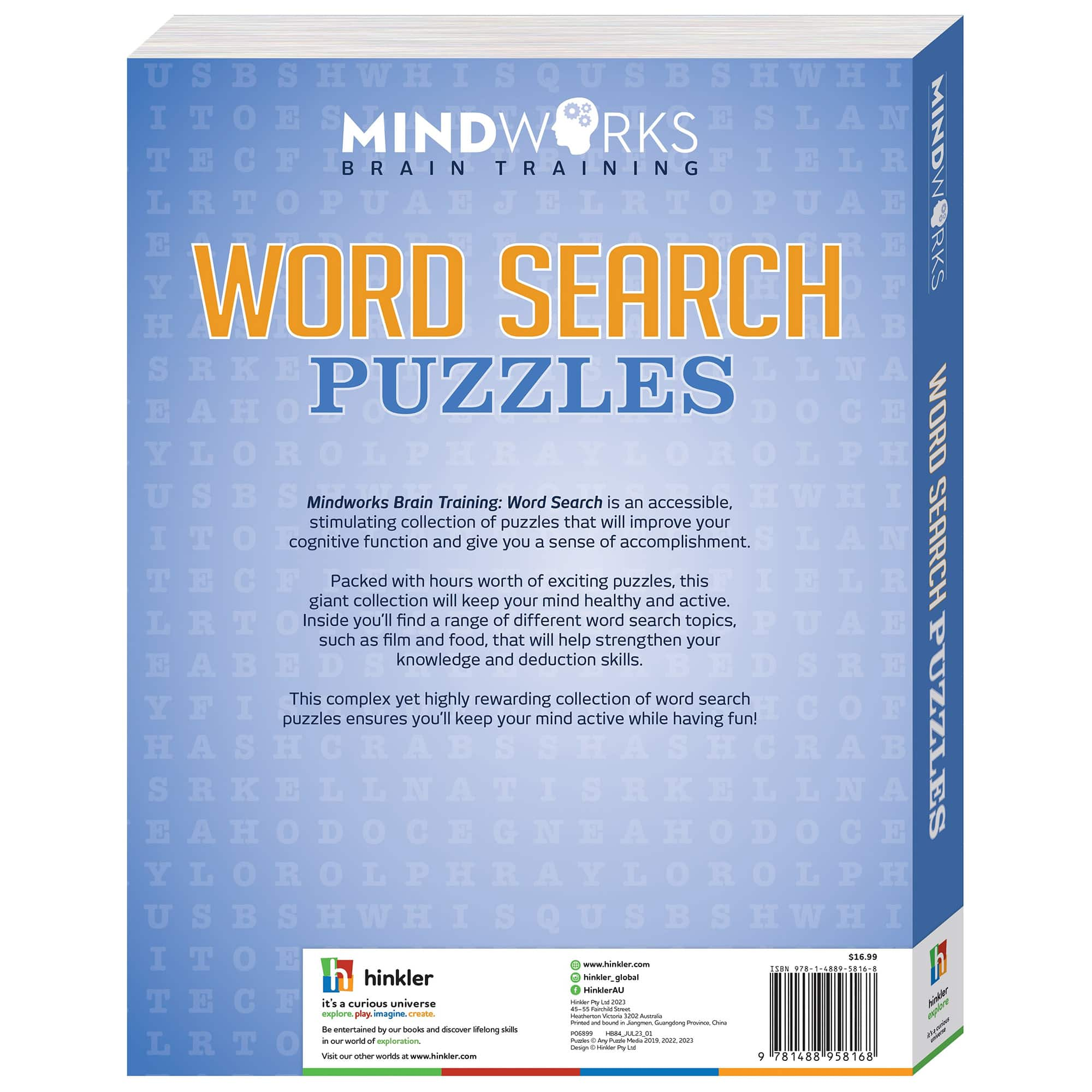 Mindworks Brain Training Word Search Puzzles