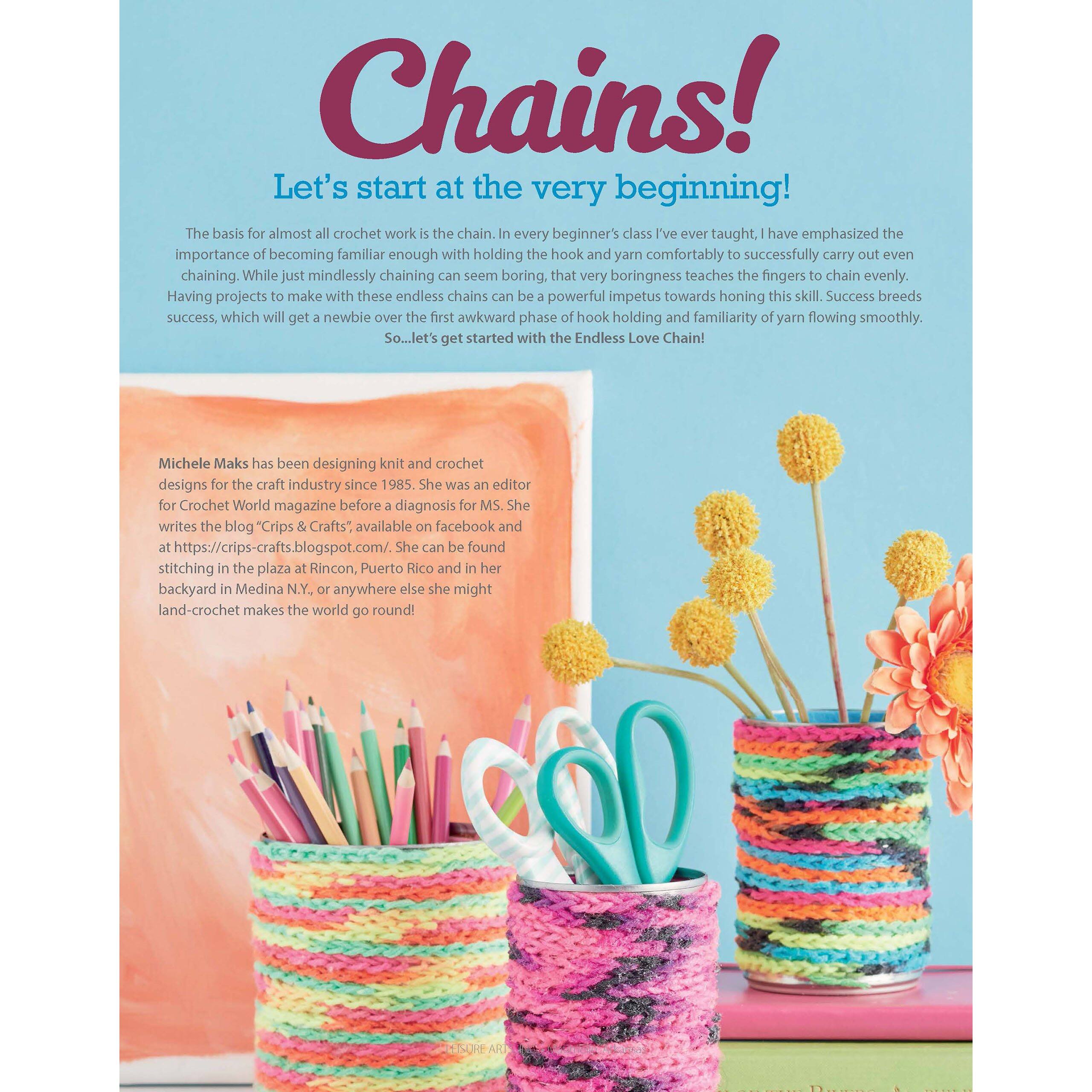 Leisure Arts&#xAE; Crochet Chains Book
