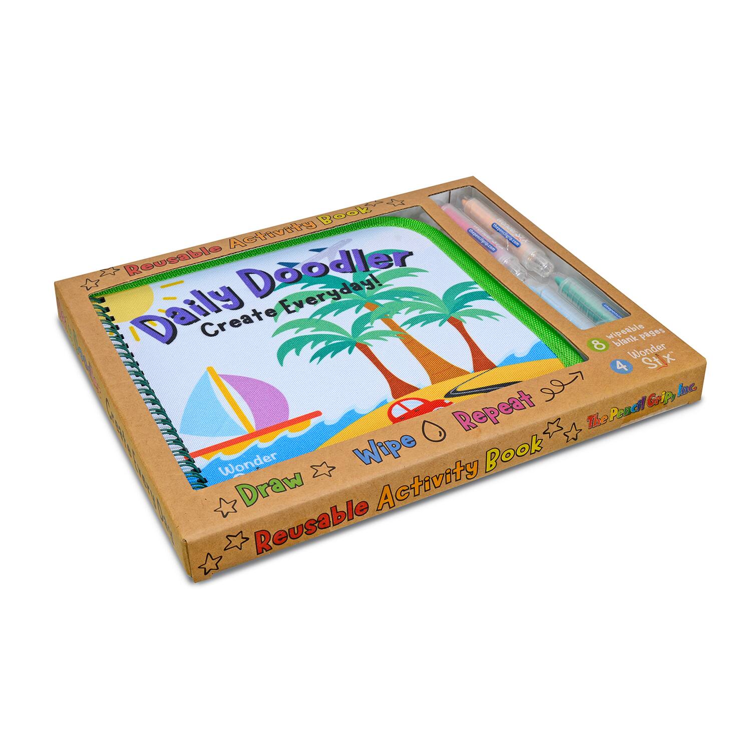 The Pencil Grip™ Travel Daily Doodler Reusable Activity Book Kit