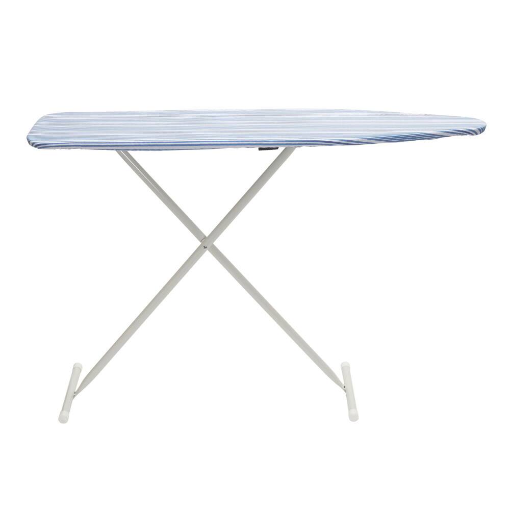 Household Essentials Ironing Board with Steel Top and Striped Design
