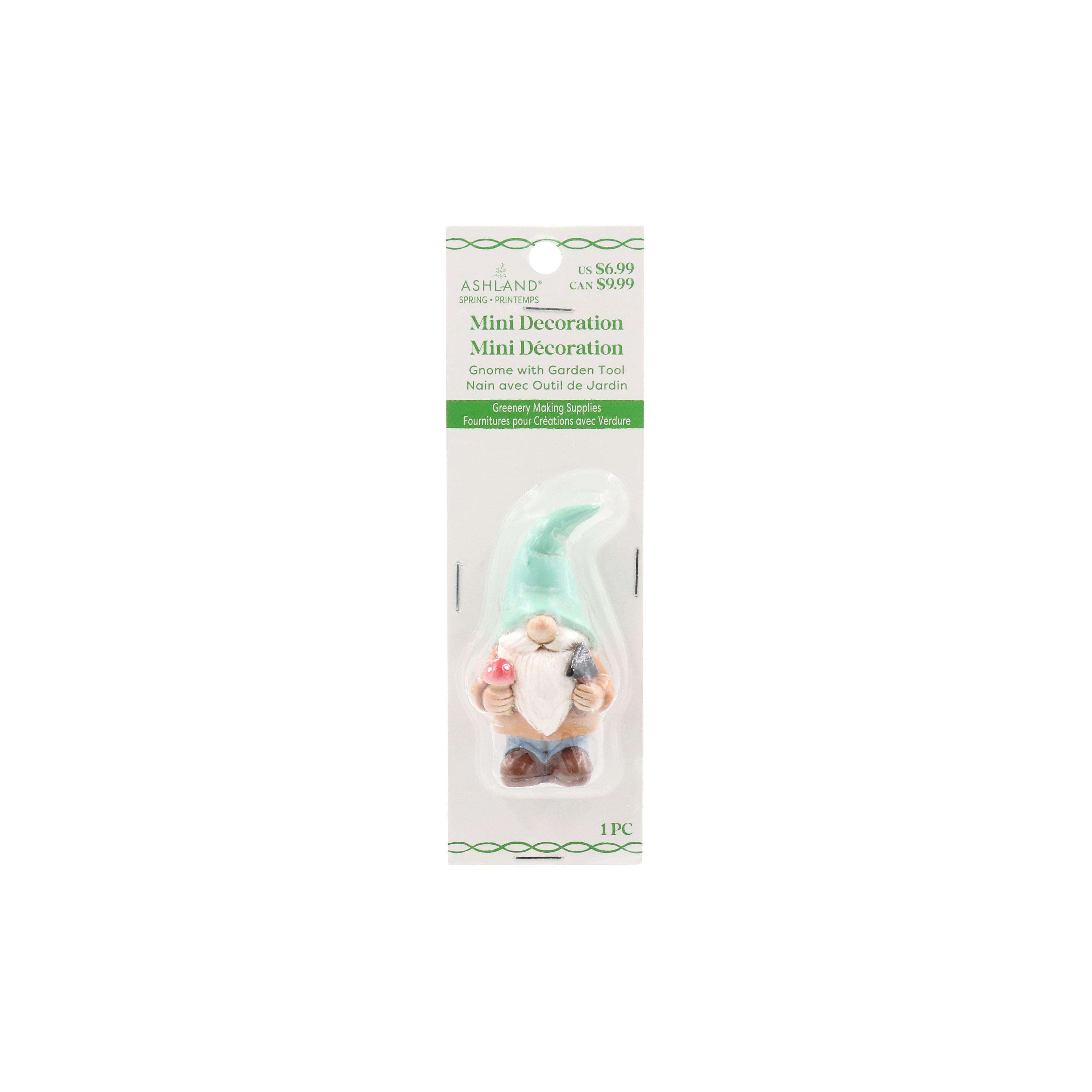 Mini Gnome with Garden Tool Decoration by Ashland&#xAE;