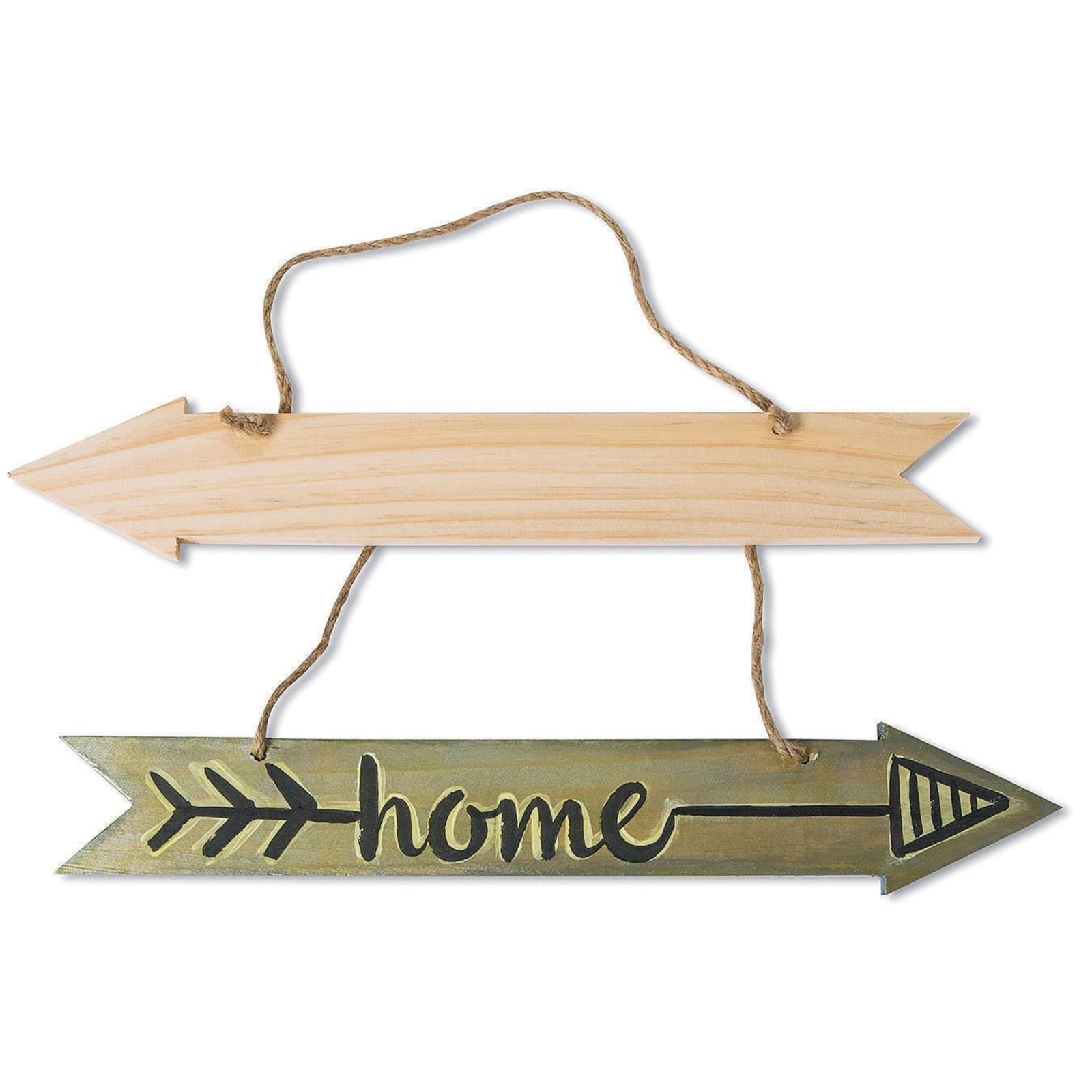 S&#x26;S&#xAE; Worldwide Rustic Wood Arrow, 6ct.