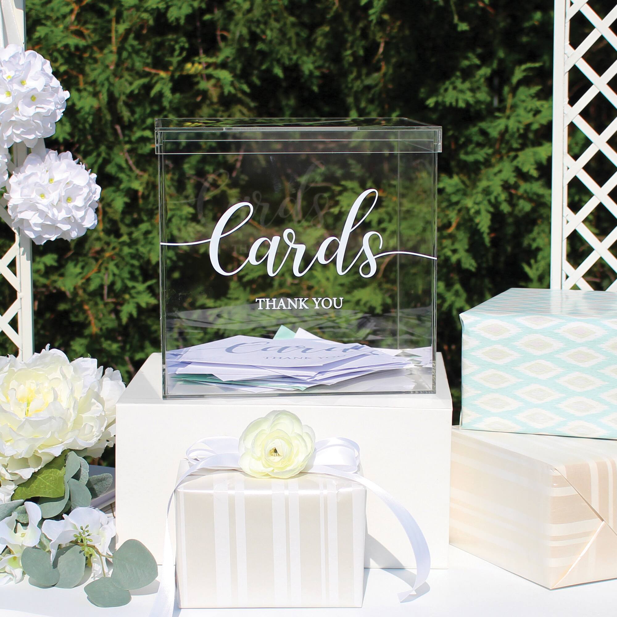 Lillian Rose Clear Acrylic Wedding Card Box Michaels