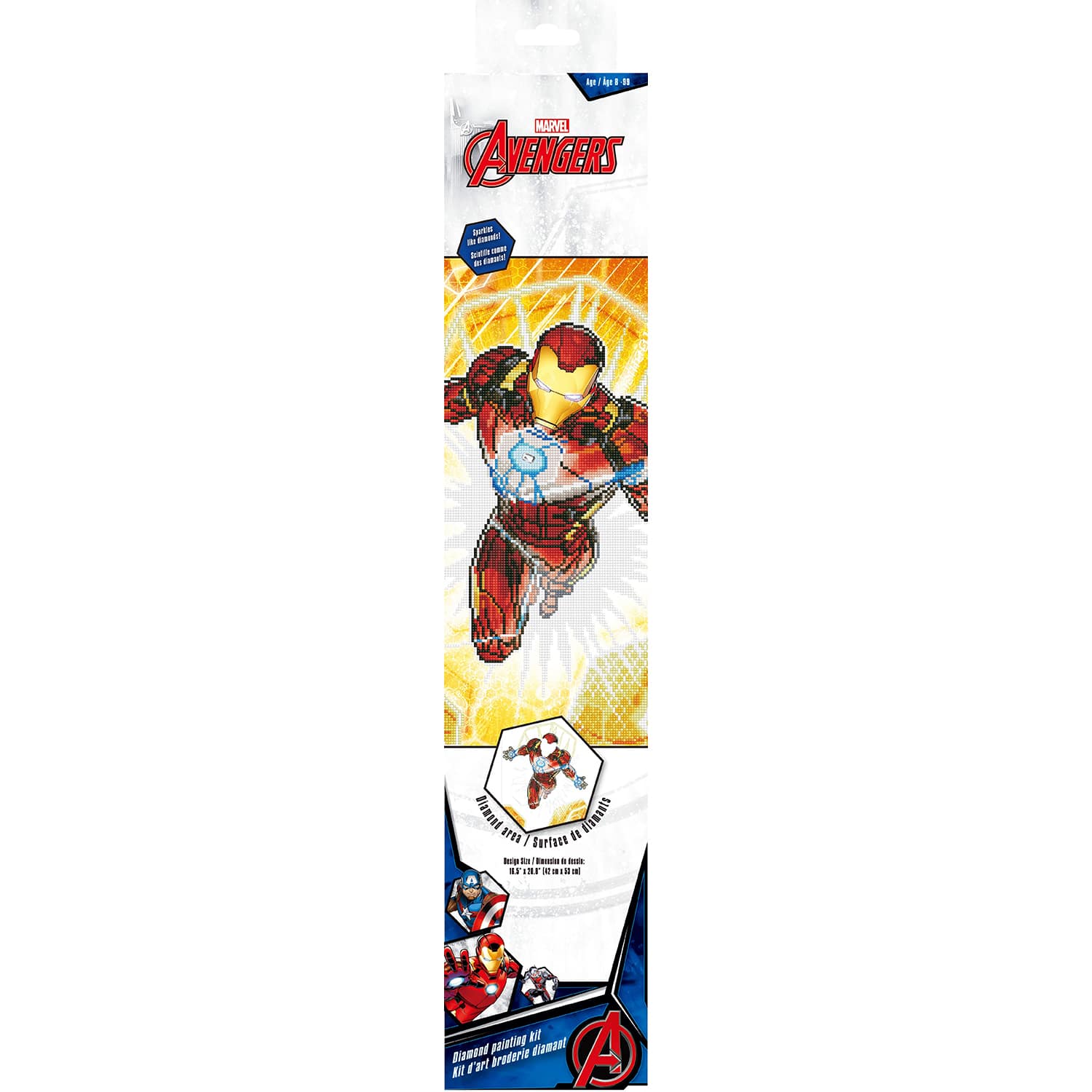 Camelot Dotz Iron Man Blast Off Diamond Painting Kit