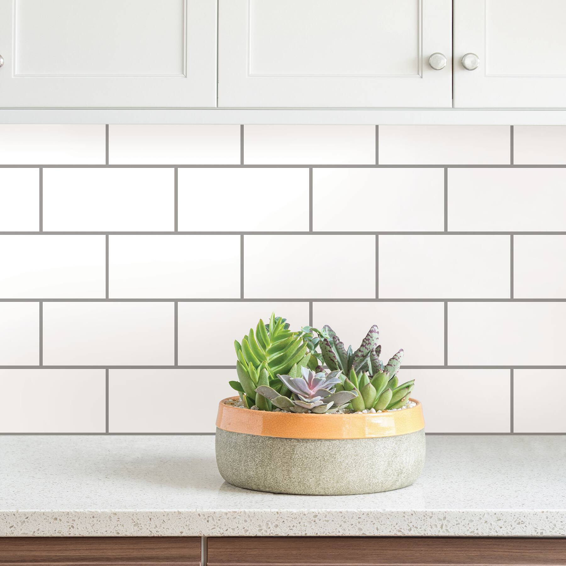 InHome Subway Tile Peel & Stick Backsplash Tiles